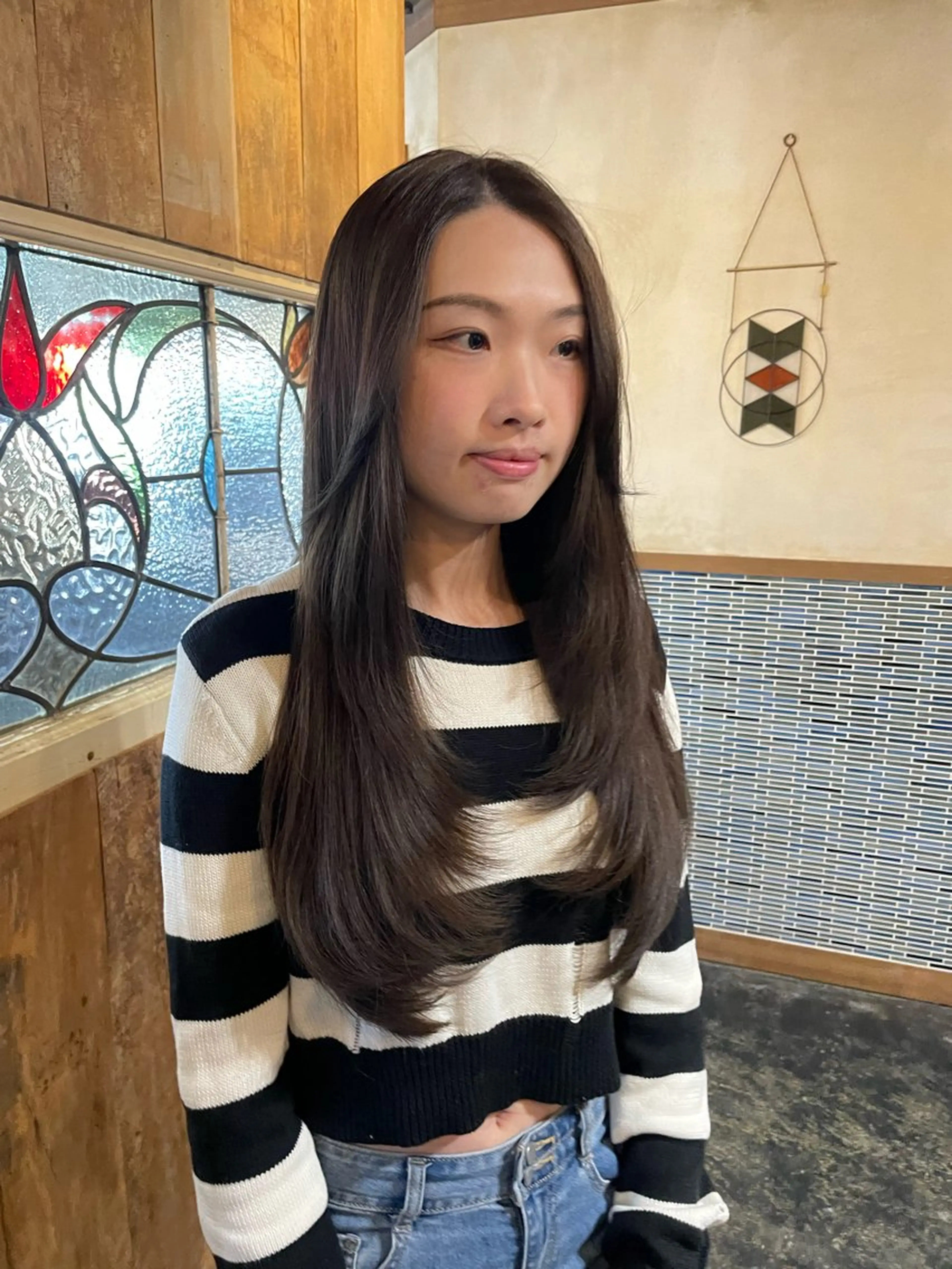 ロング 透明感カラー/ レイヤー/REIKAのヘアスタイル