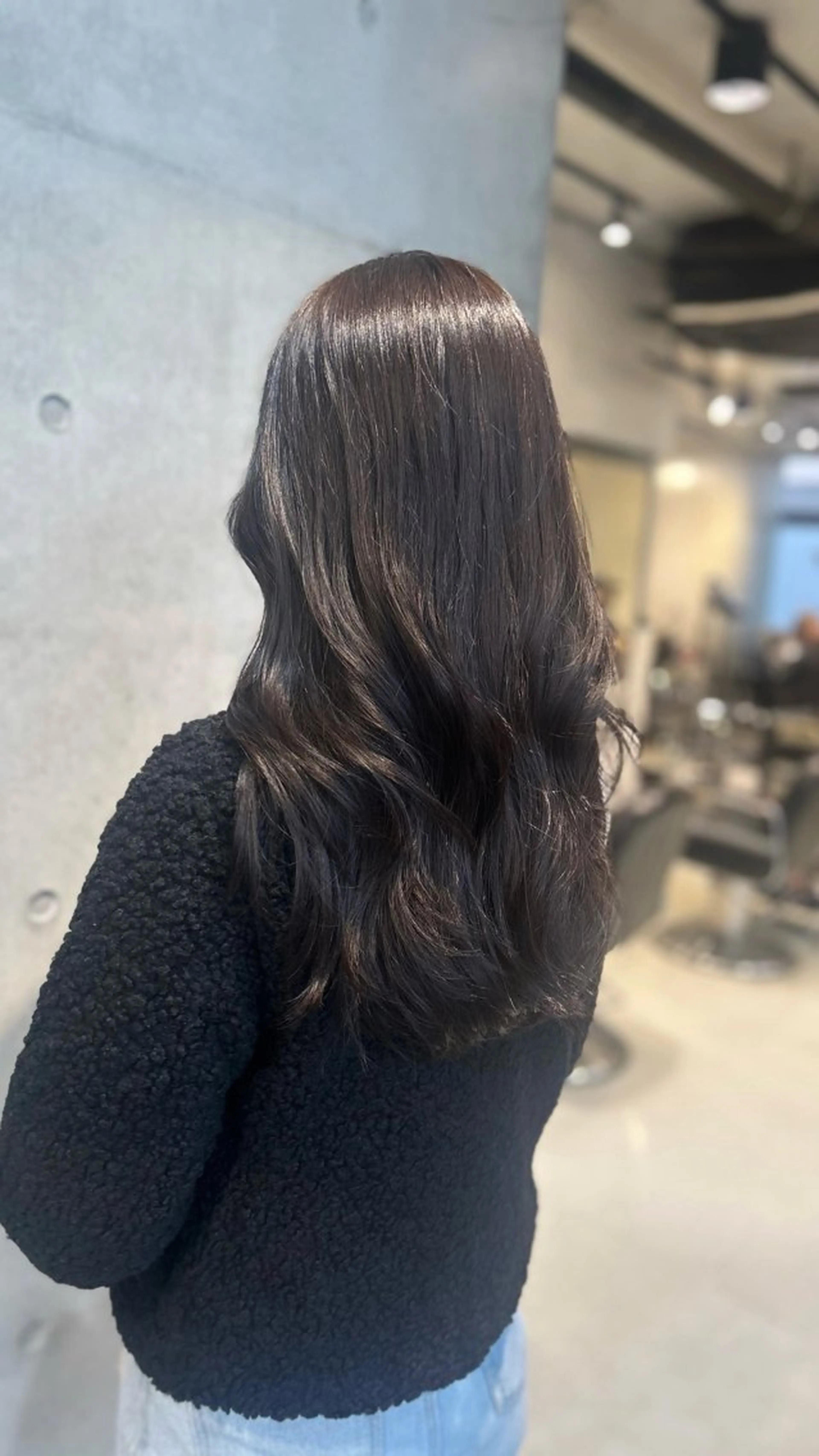 セミロング カラー ダークグレー ダークグレージュ グレージュ カット ヘアカラー トリートメント ✨透明感/艶カラー ナチュラル特化✨/涼のヘアスタイル