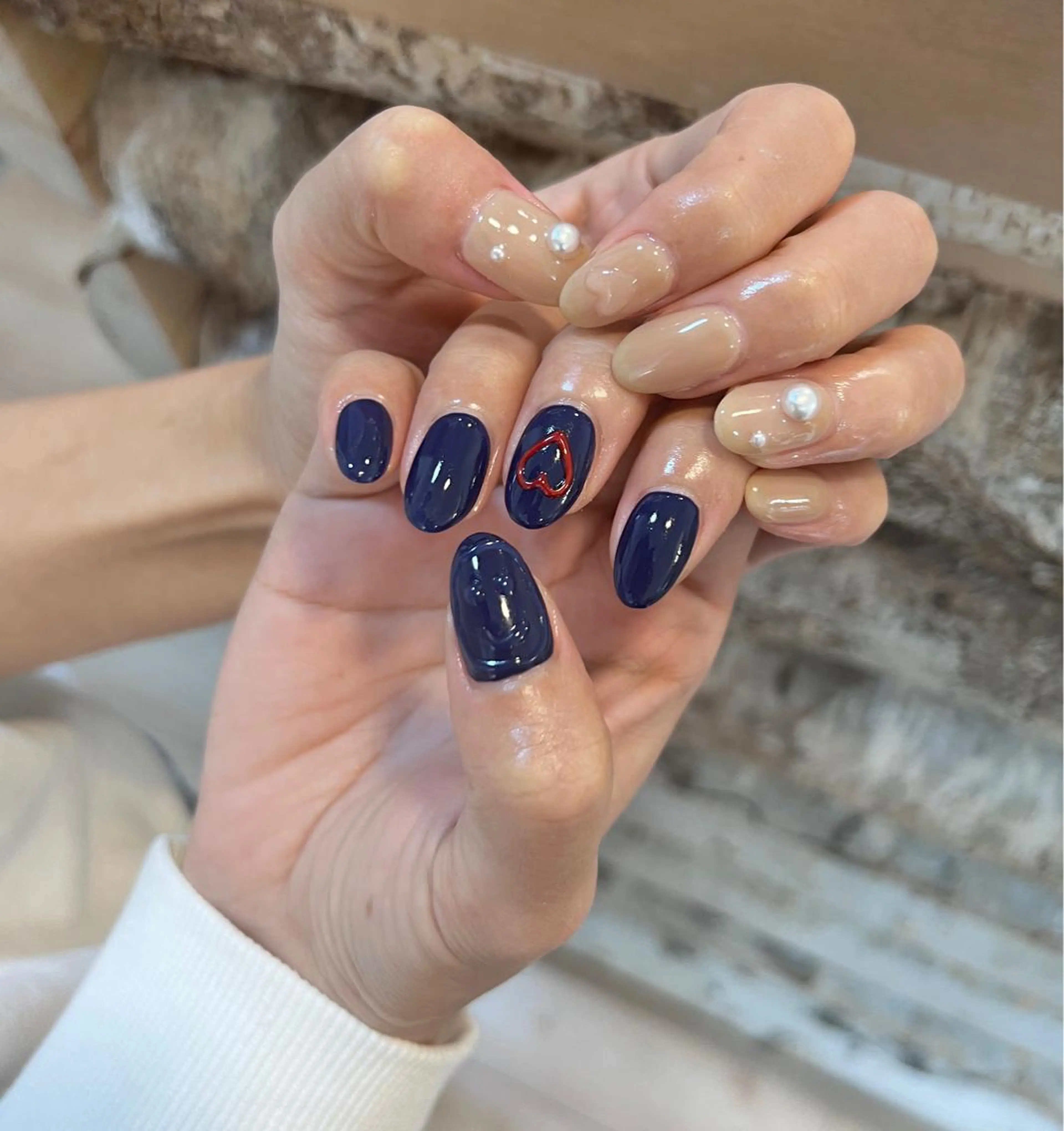 ネイル いちじゅう あおいのネイルデザイン