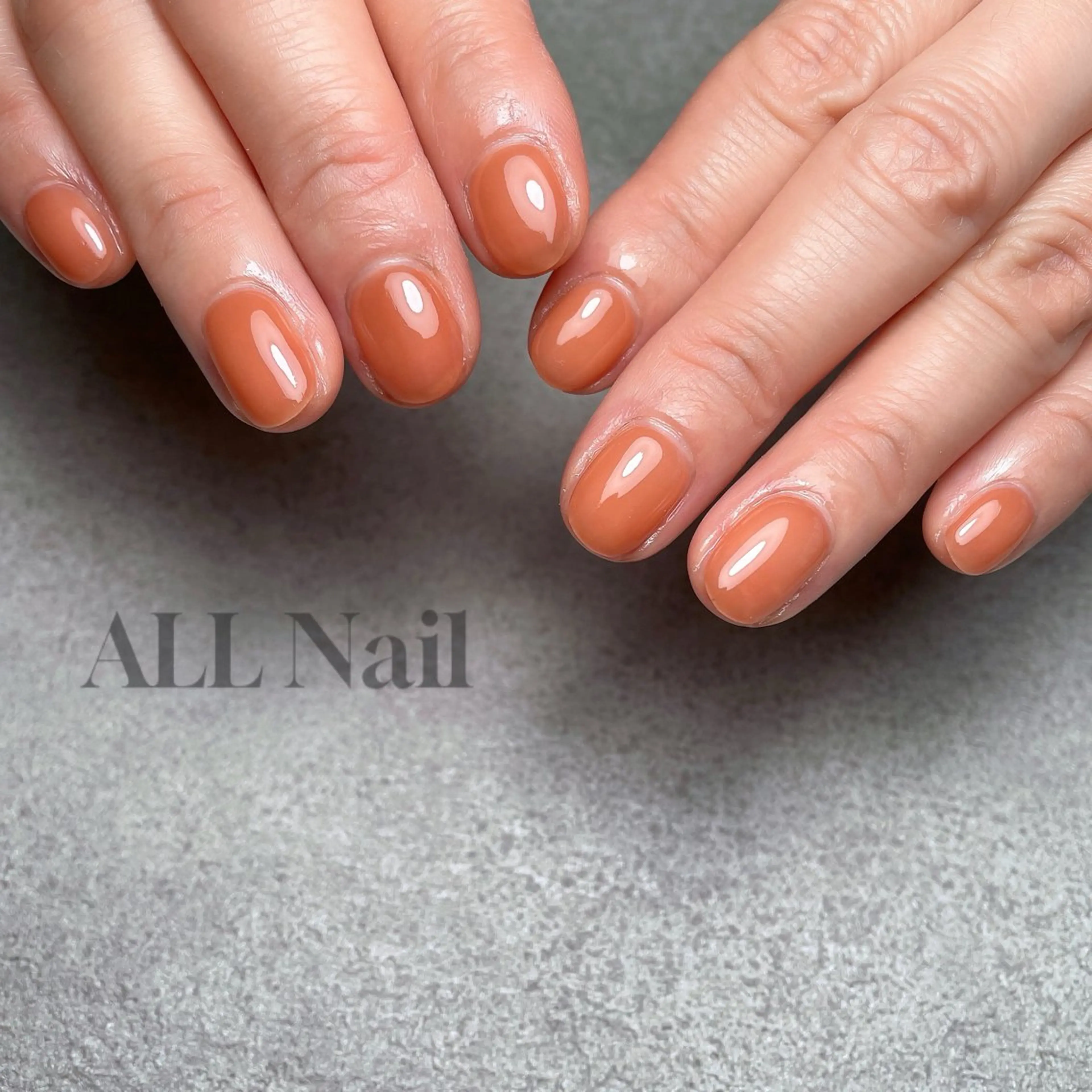 ネイル ブラウン ワンカラーネイル ALL Nail &whiteningのその他イメージ