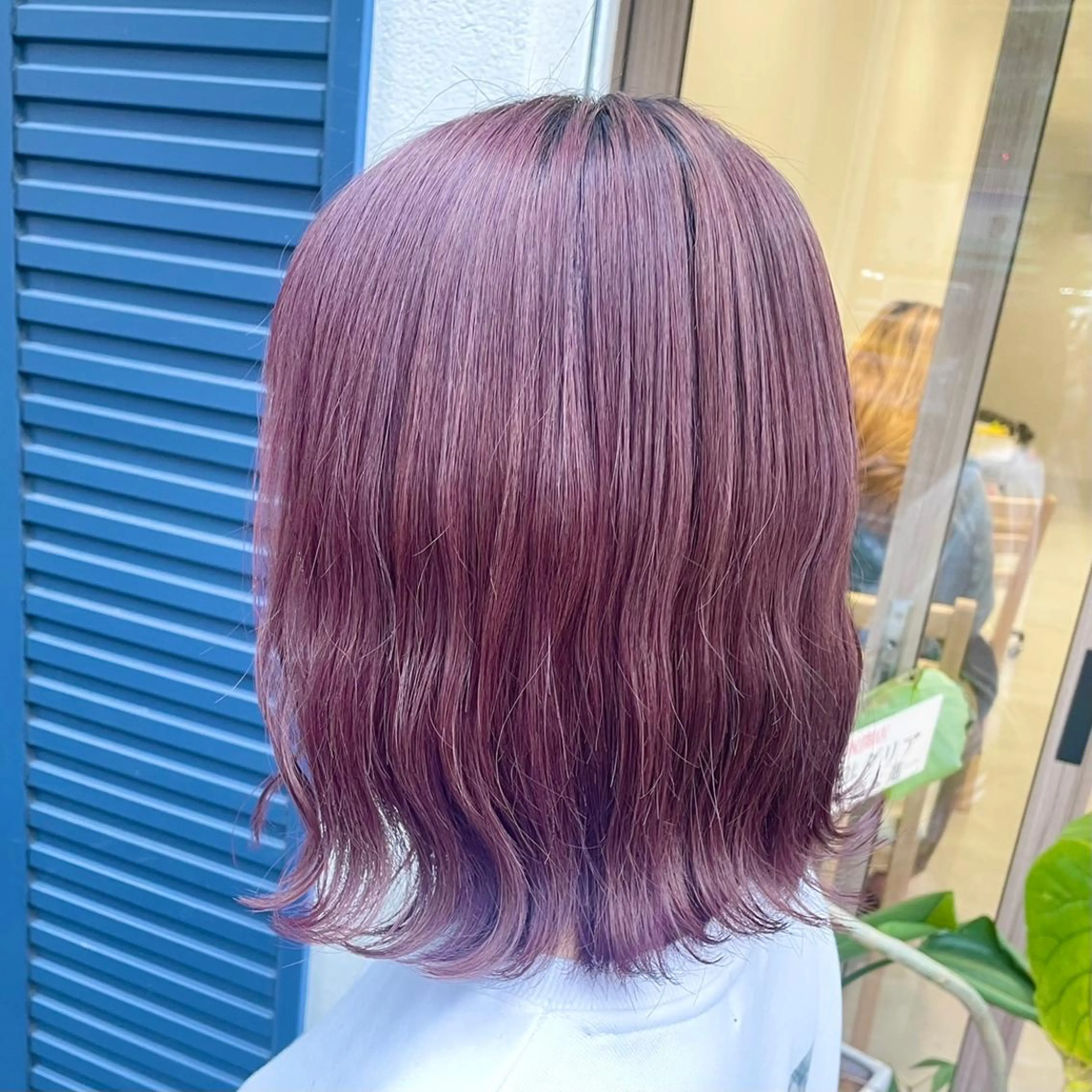 ミディアム カラー ヘアカラー トリートメント 🎀透明感カラー🎀 mikaのヘアスタイル