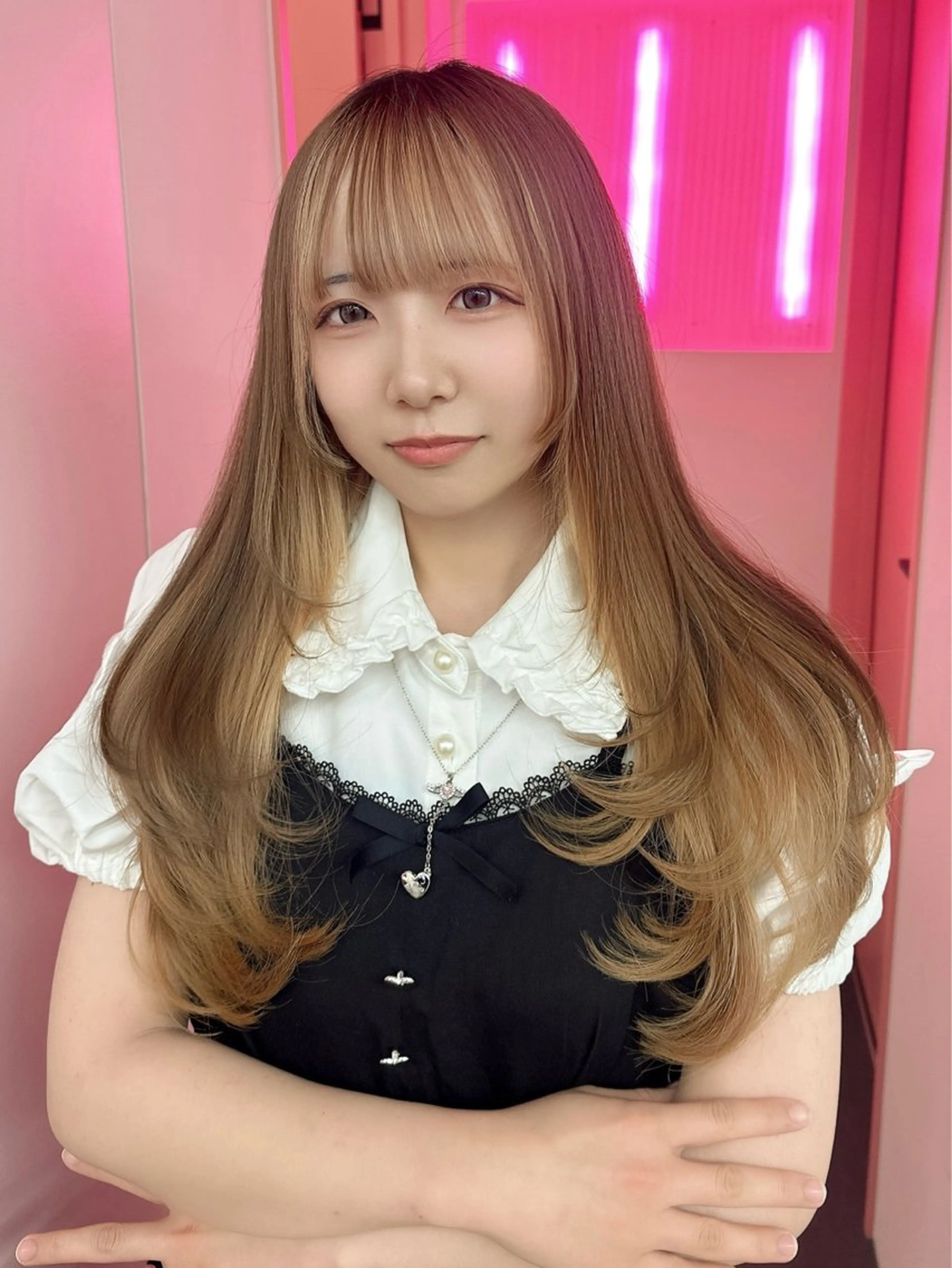 ロング ブリーチカラー 特化/MAHIROのヘアスタイル