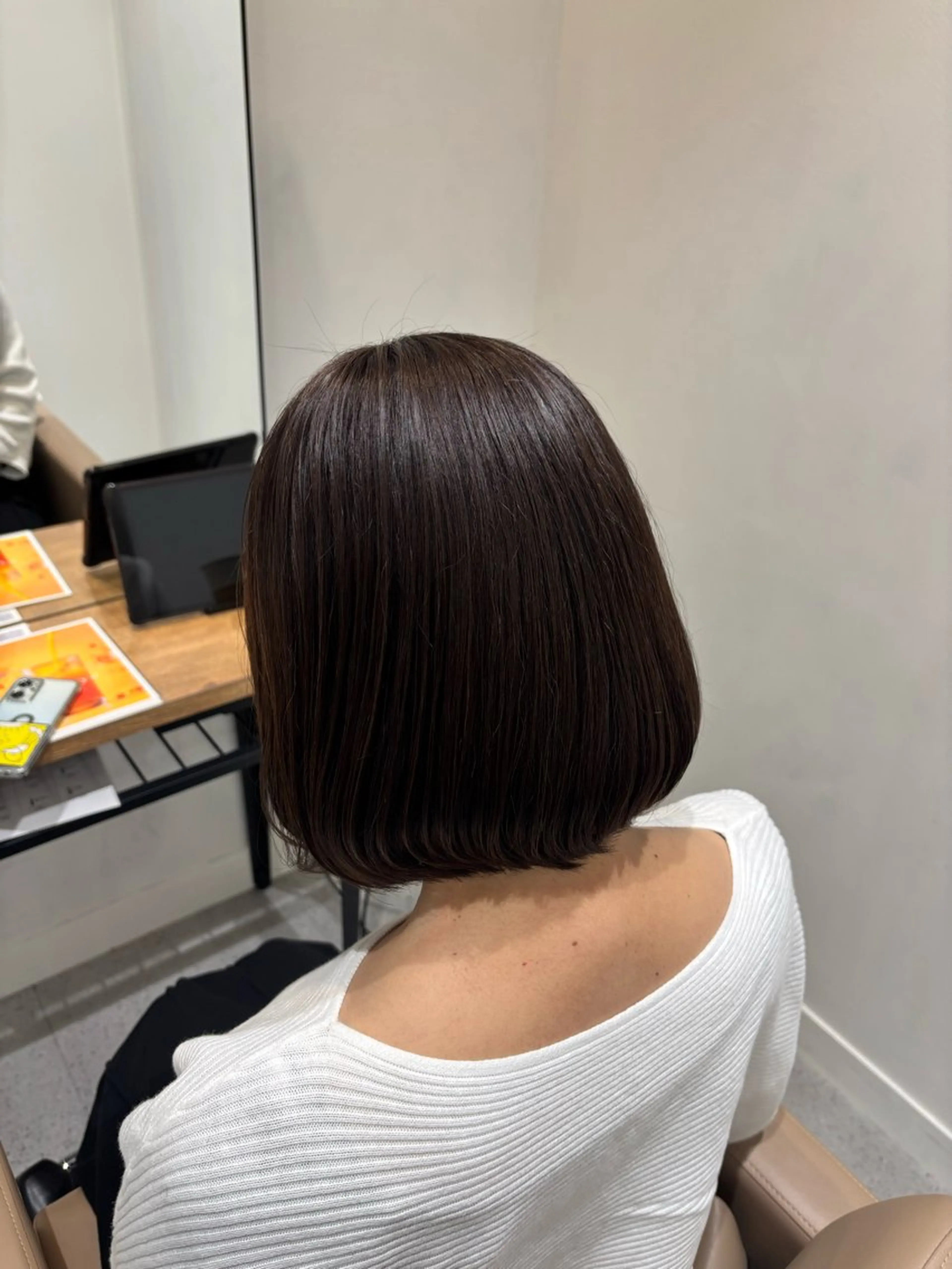 カラー 彦坂 優月のヘアスタイル