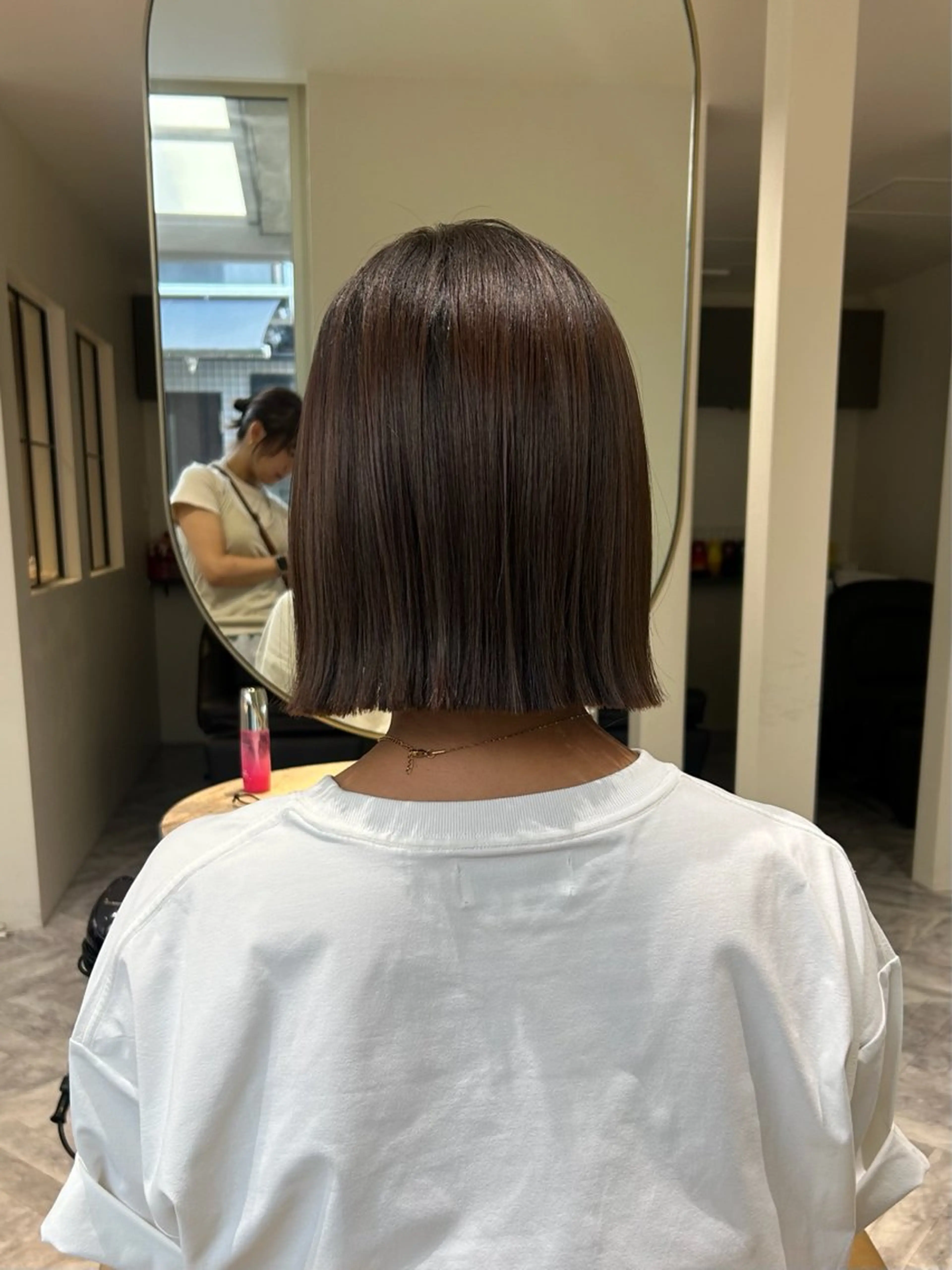 ショート ボブ カット トリートメント moeka 表参道のヘアスタイル