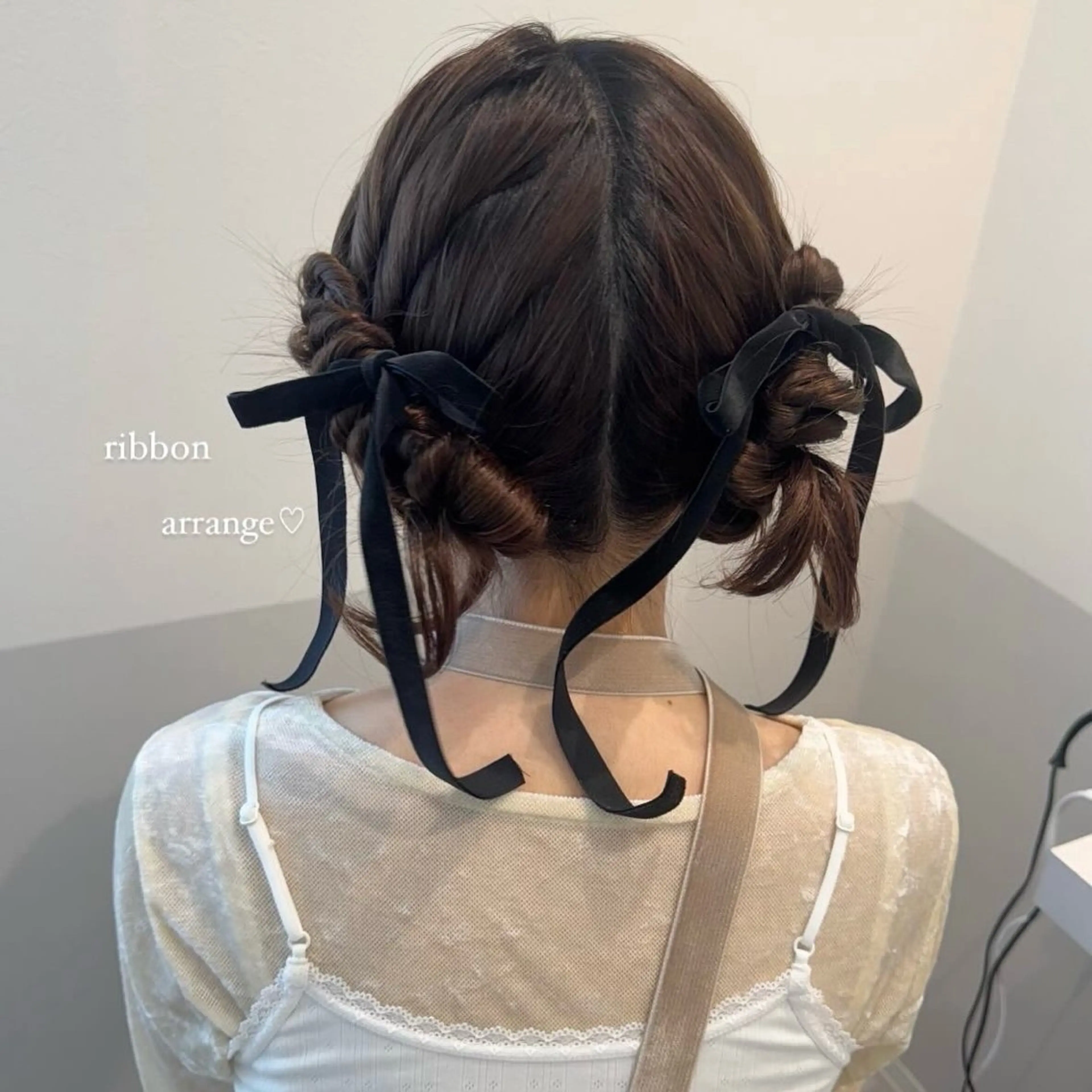 セミロング 透明感🍨レイヤー ヘアセット/miyuのヘアスタイル