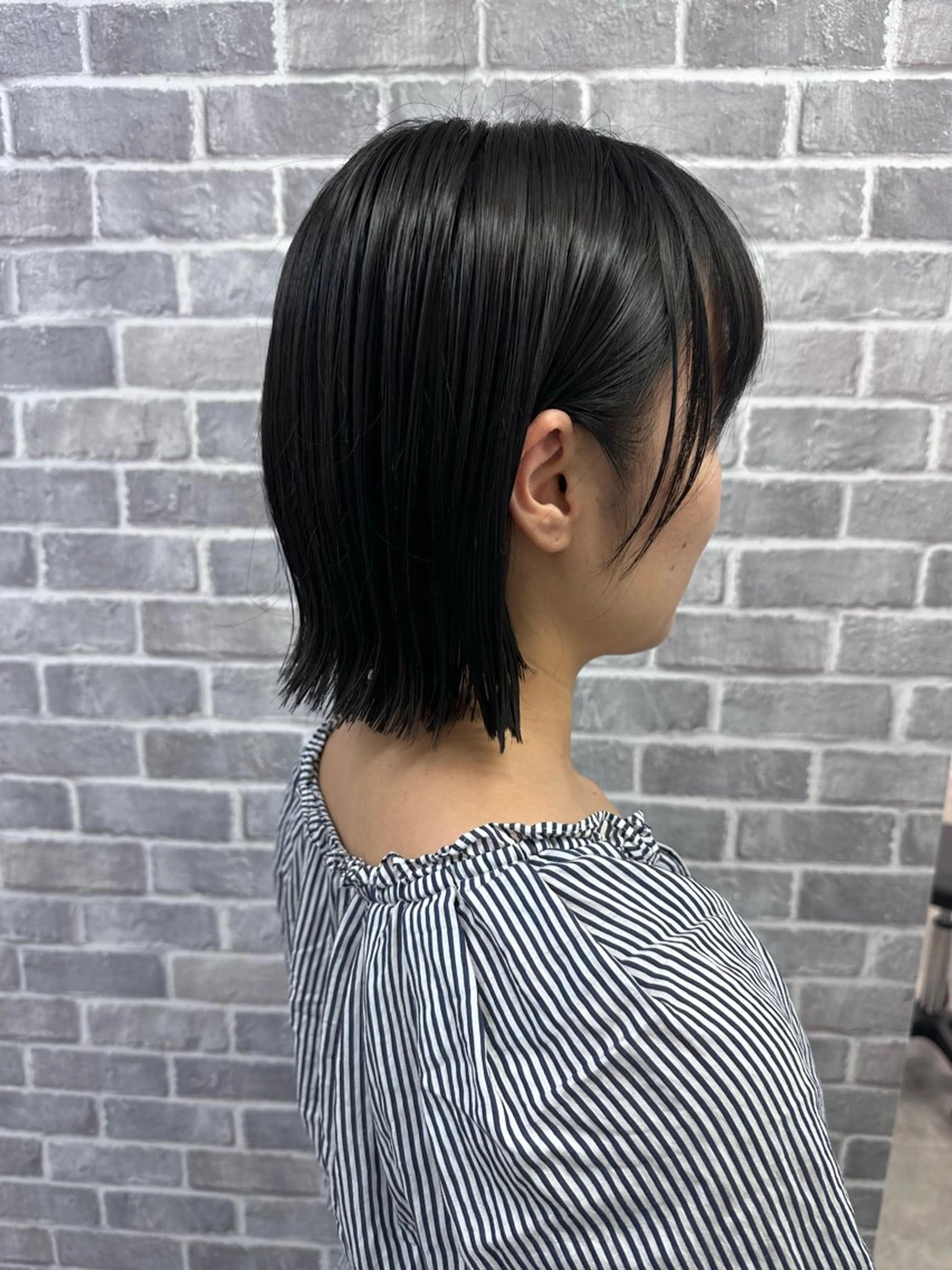 ショート 切りっぱなしボブ ボブ Noy所属・Noyヨシモト ヒロトのヘアスタイル