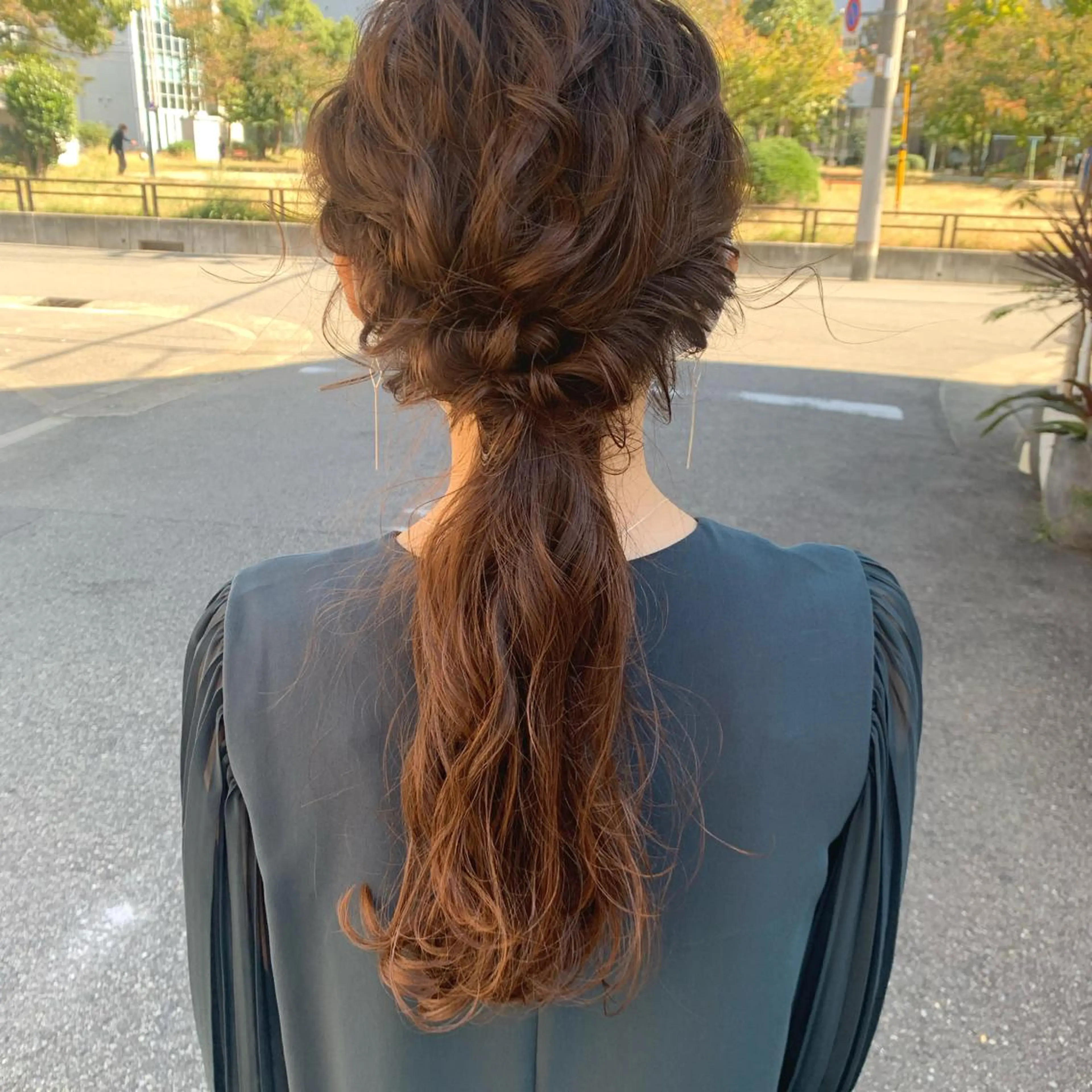 ロング ヘアアレンジ 結婚式・ブライダル 野々村 朋美のヘアスタイル