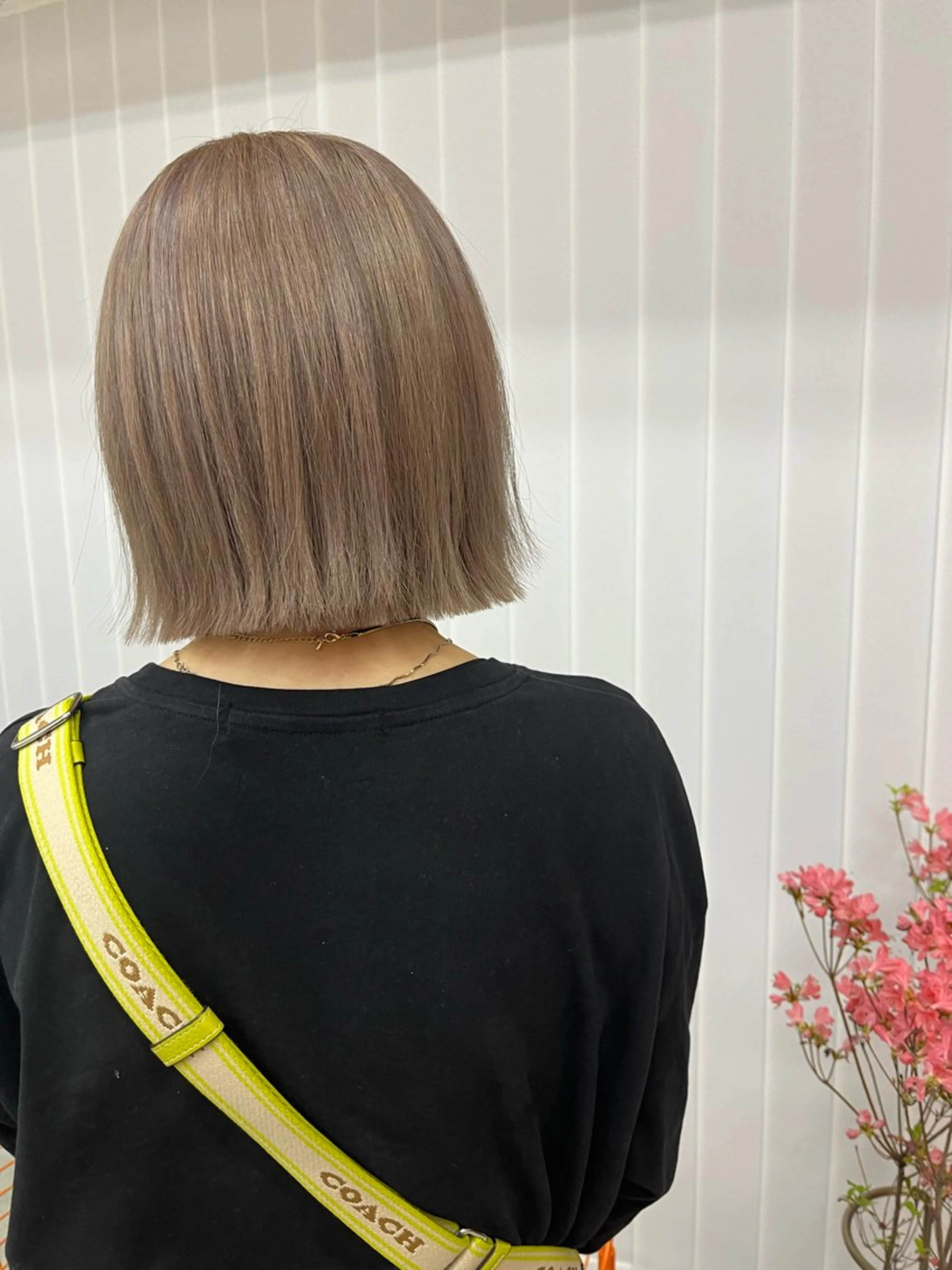 ショート カラー ハイトーンカラー hair make grace所属・綺音/ブリーチ /似合わせカットのヘアスタイル