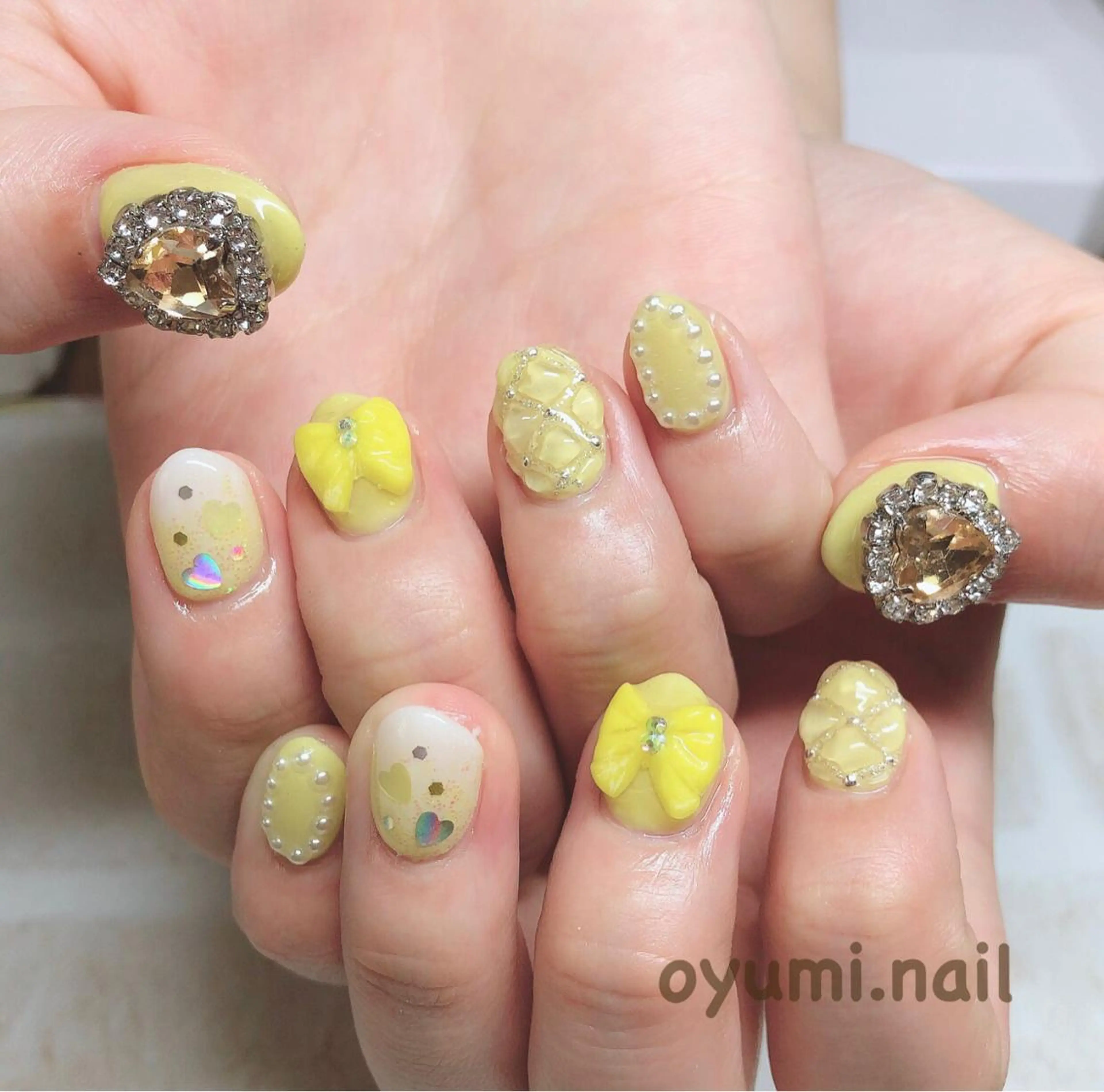 ネイル 成人式 ハンドネイル takanashi yumiのネイルデザイン