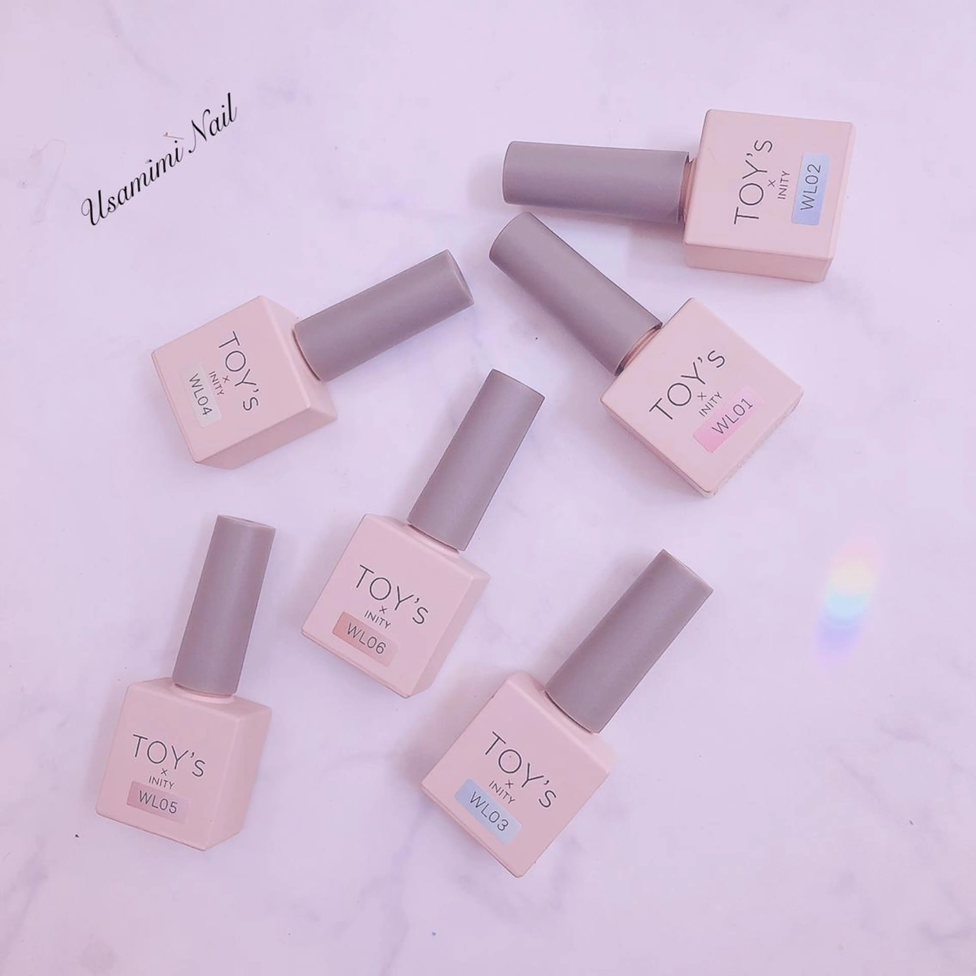 ネイル オーロラネイル USAMiMi 🐰💕のネイルデザイン