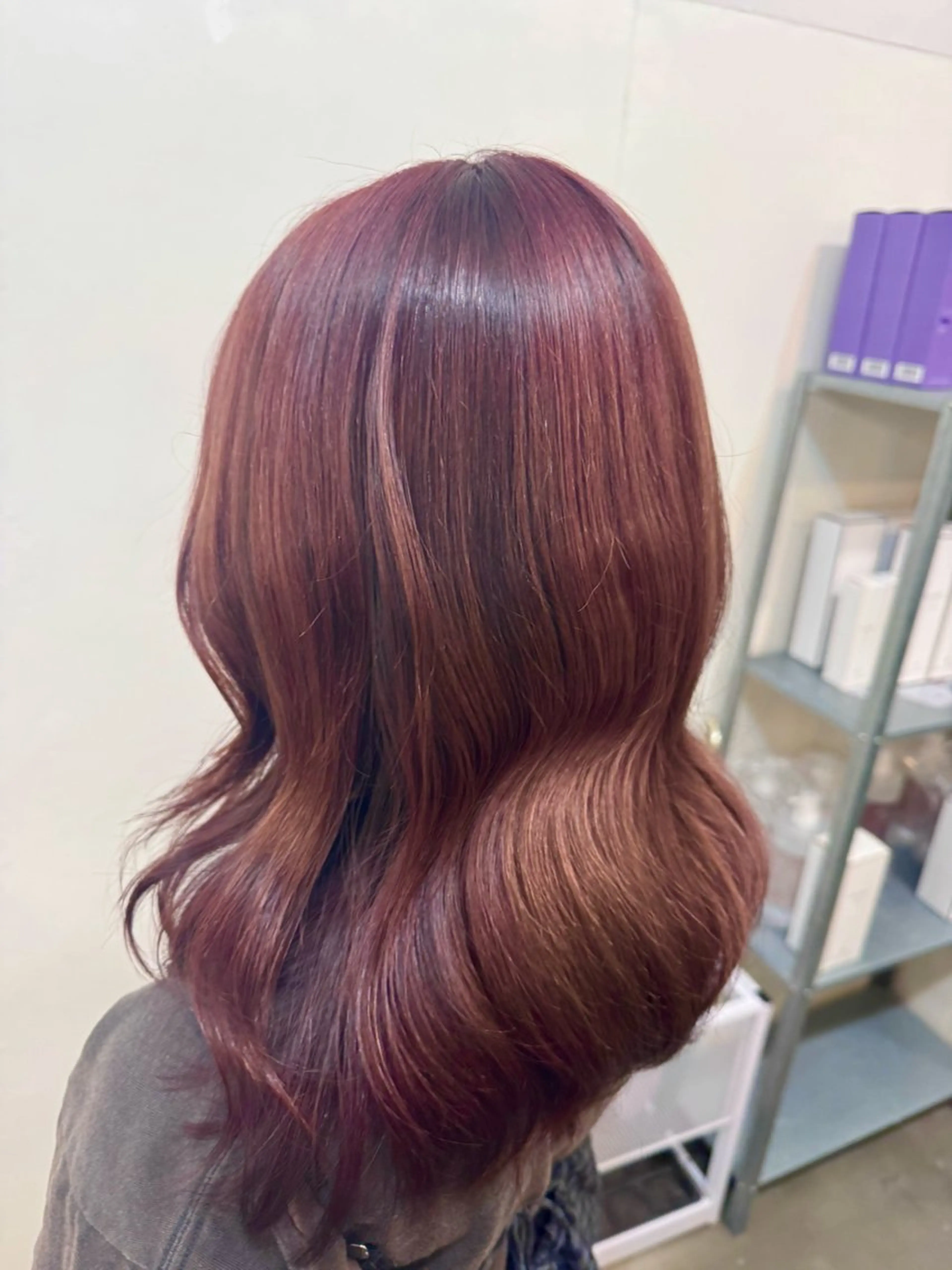 ミディアム カラー ブリーチ ピンクカラー モデル募集中 🫧こうめ🫧のヘアスタイル