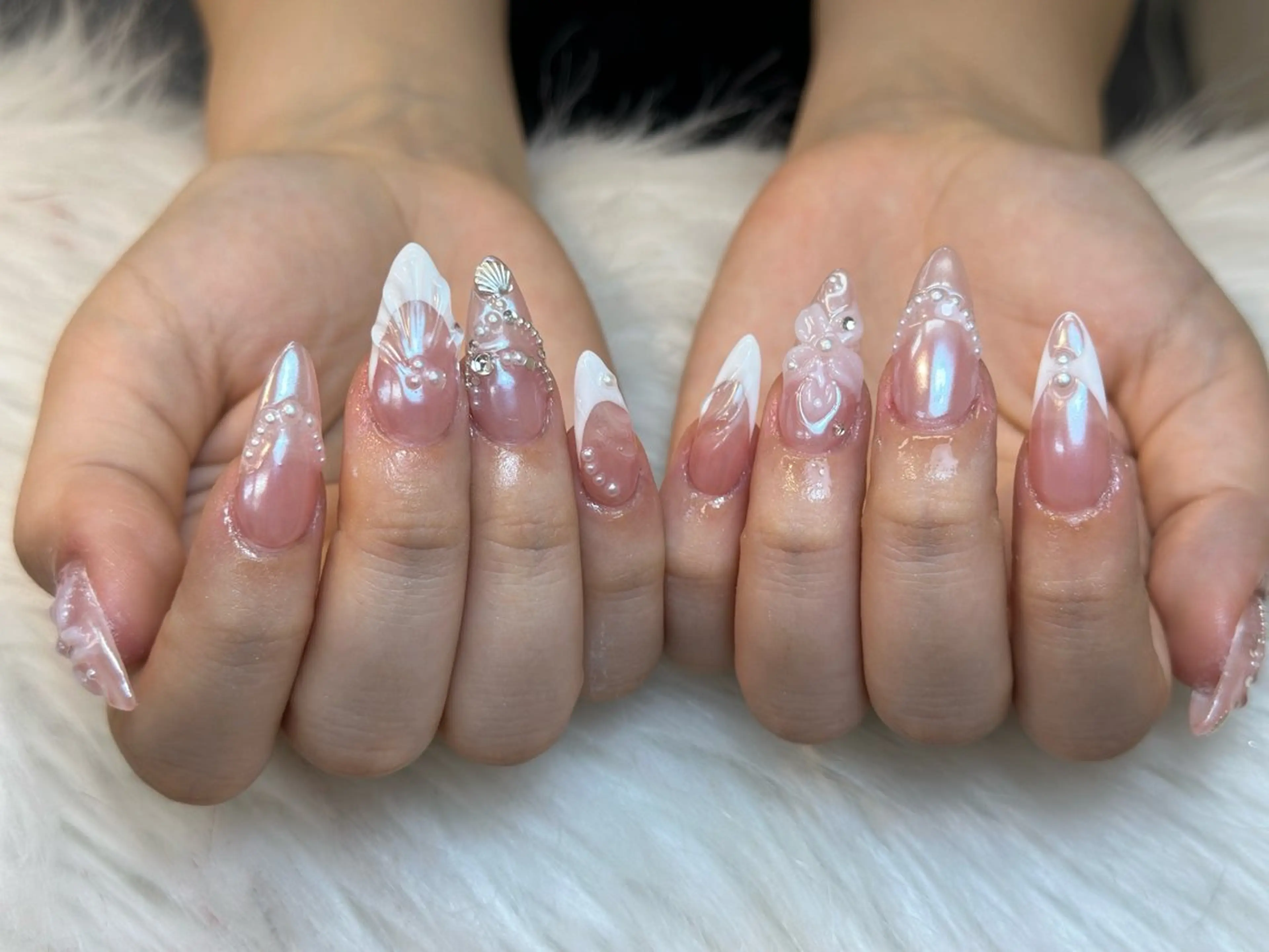 ネイル アートネイル ジェルネイル マグネットネイル ハンドネイル JennNail_ マオのネイルデザイン