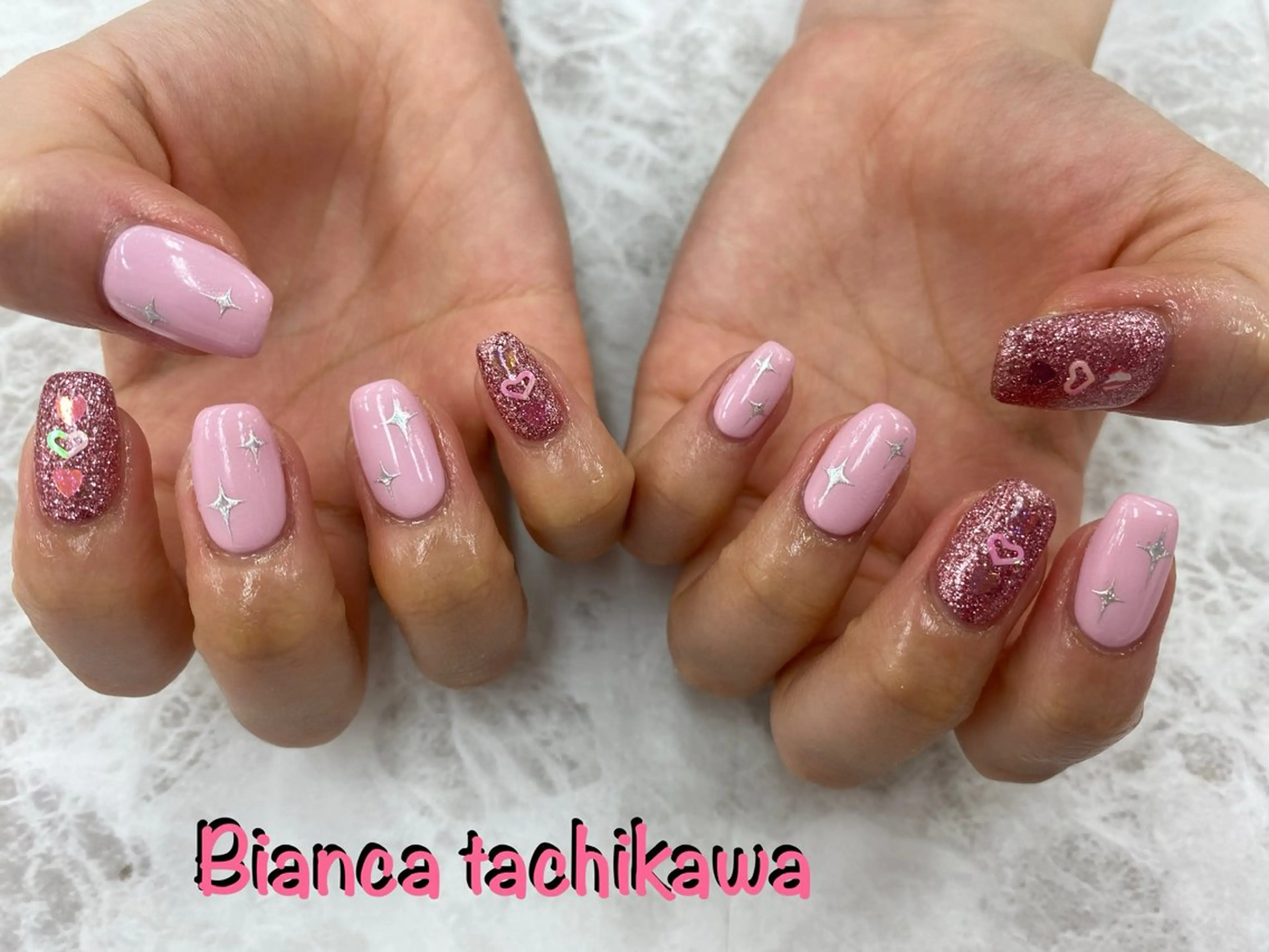 ネイル Bianca 立川店 小川のネイルデザイン