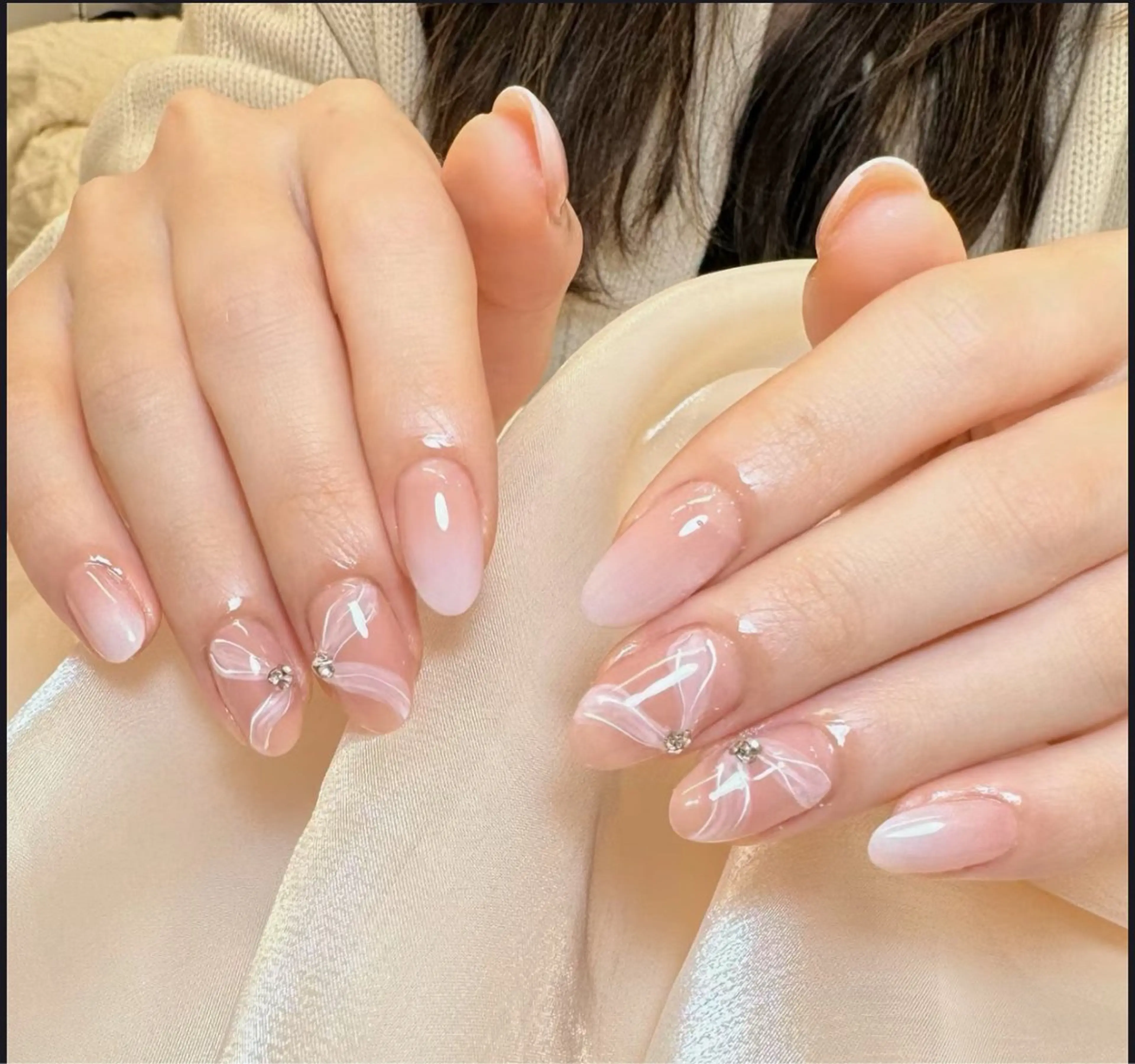 ネイル ハンドネイル ハンドケア 🍑 momo_nailのネイルデザイン