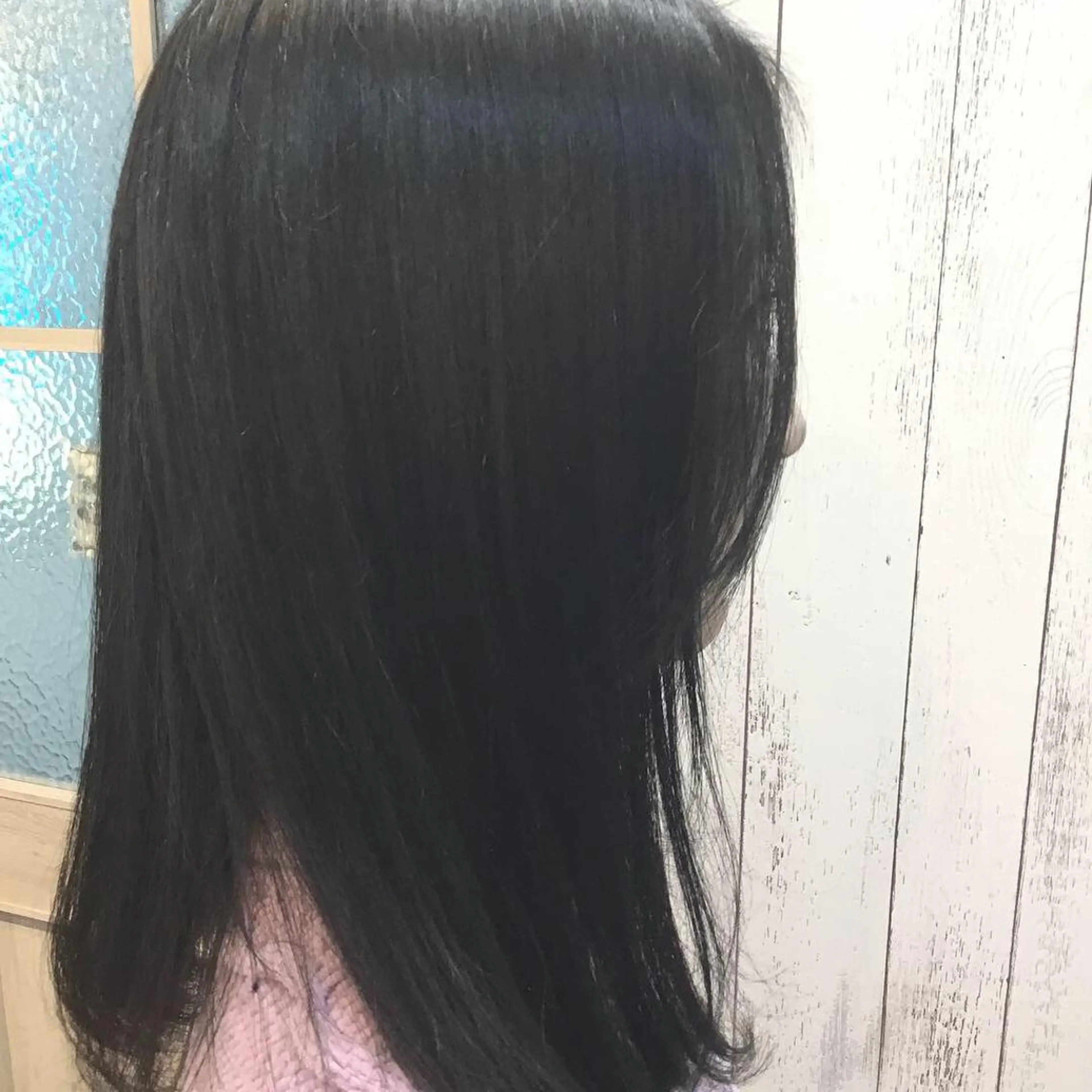 セミロング カラー パーマ embrace エンブレイスのヘアスタイル