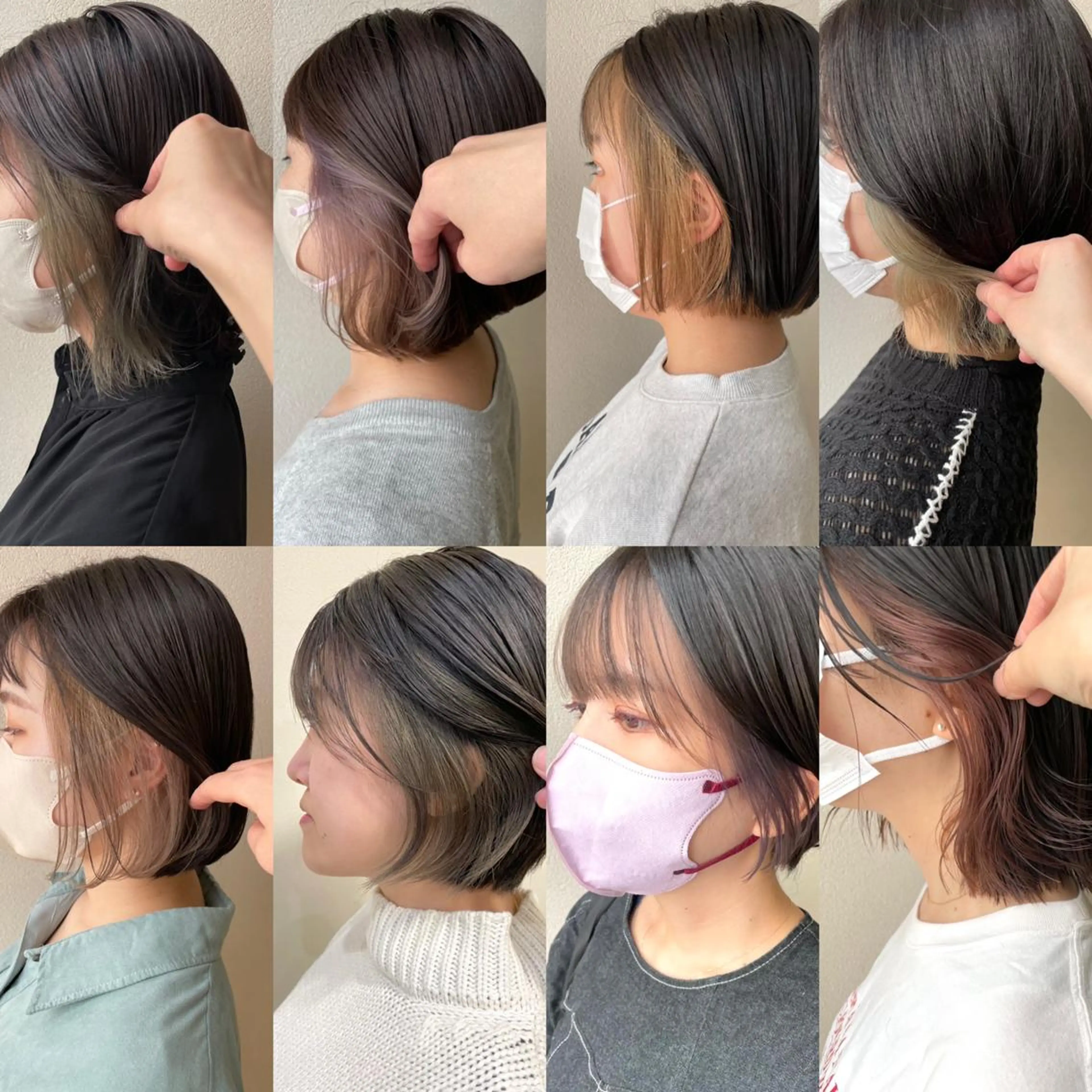 カラー イヤリングカラー Owl hairのヘアスタイル