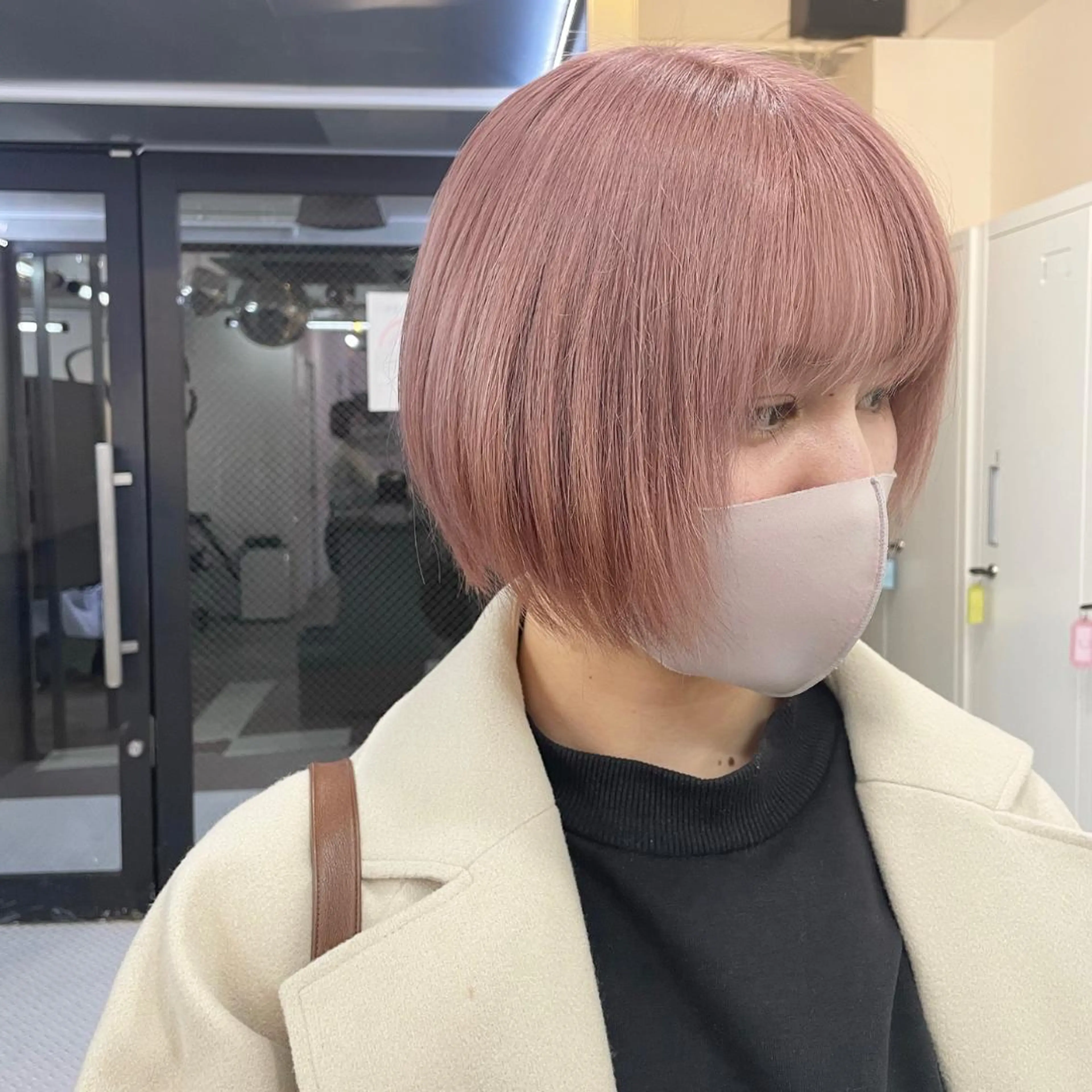 ショート カラー ヘアアレンジ ハイトーン/美髪矯正 🍃大江拓実のヘアスタイル