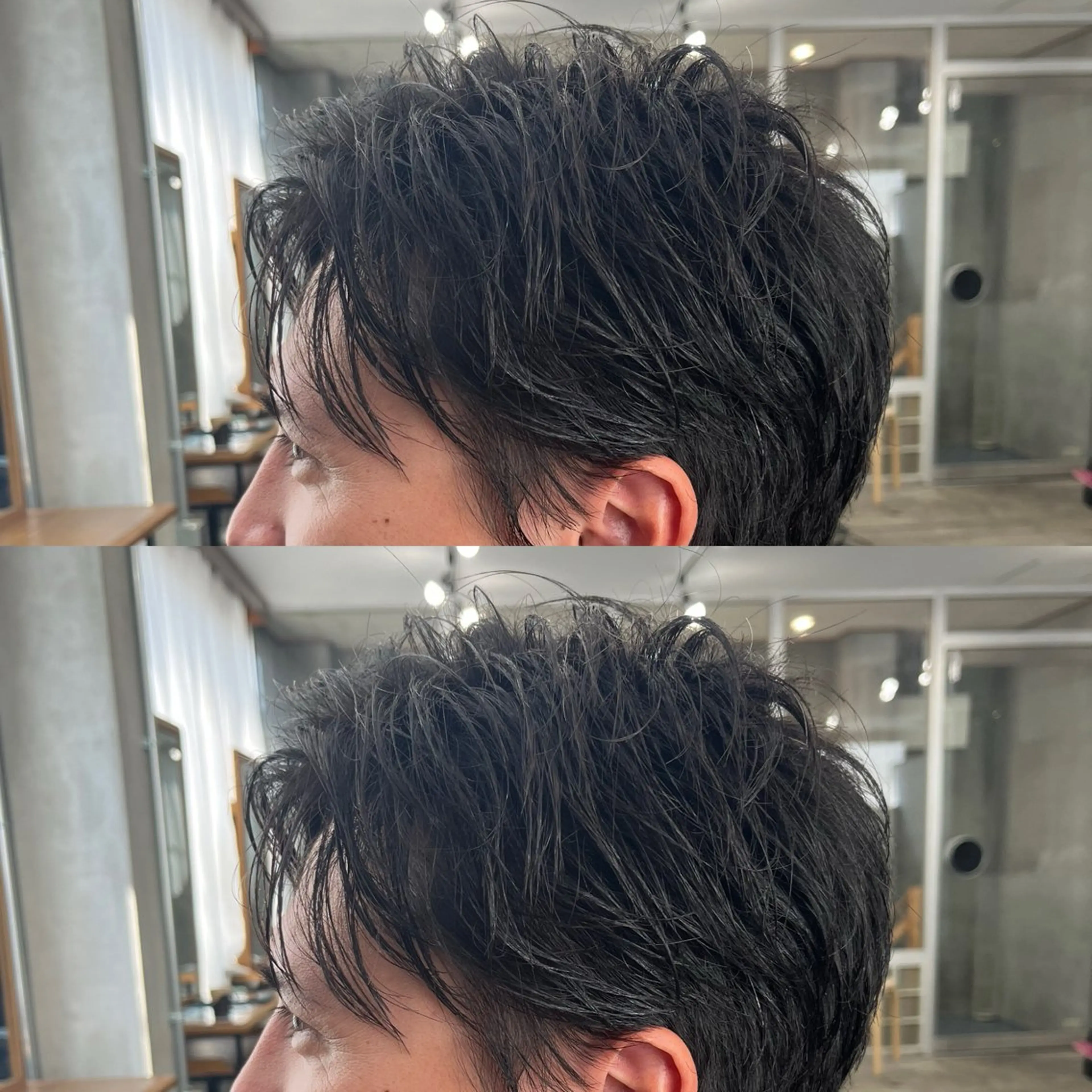 ショート パーマ メンズ カット パーマ メンズ満足度No.1 代表　北野拓海　蕨のヘアスタイル