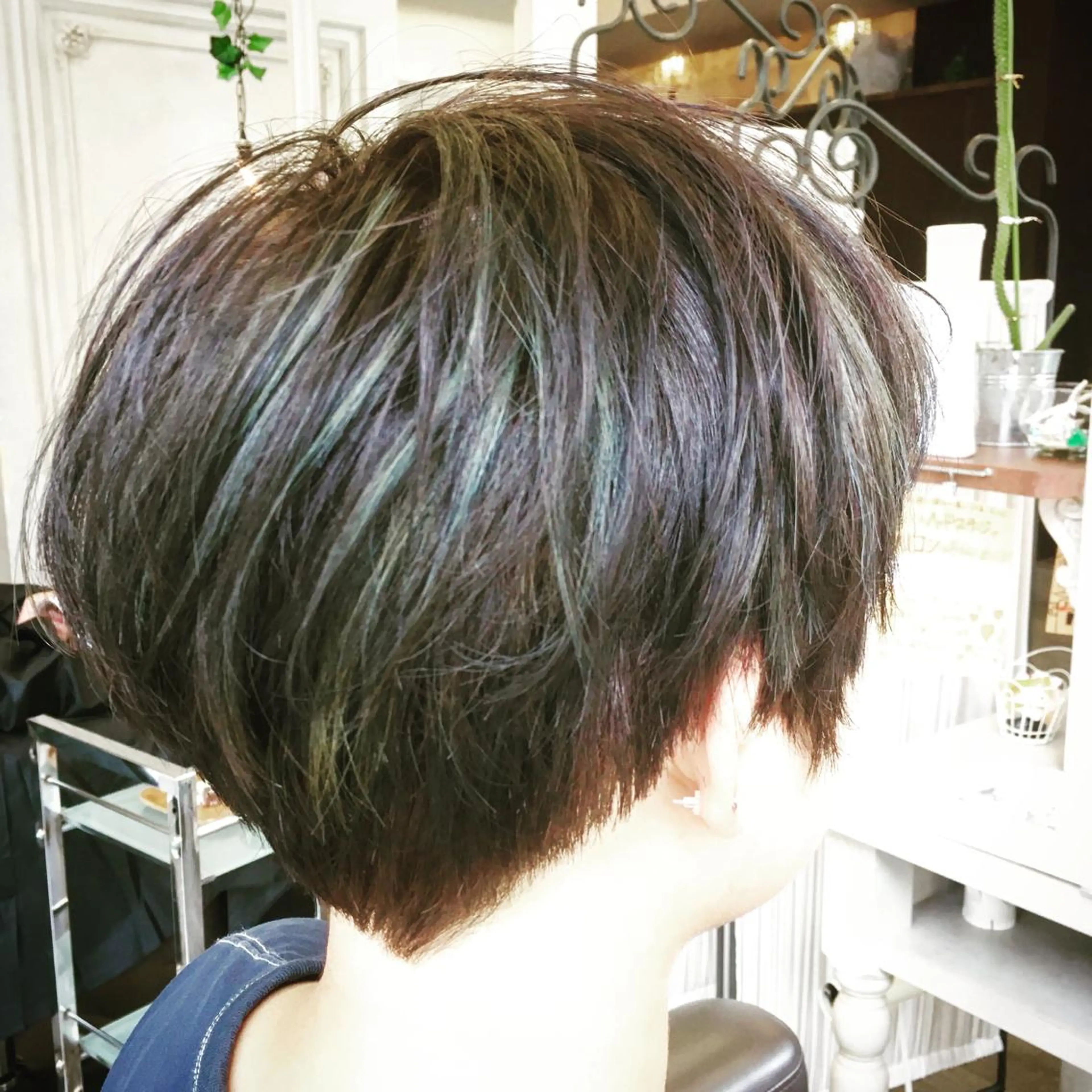 ショート ヘアカラー トリートメント GROSS所属・正木 彩音のヘアスタイル