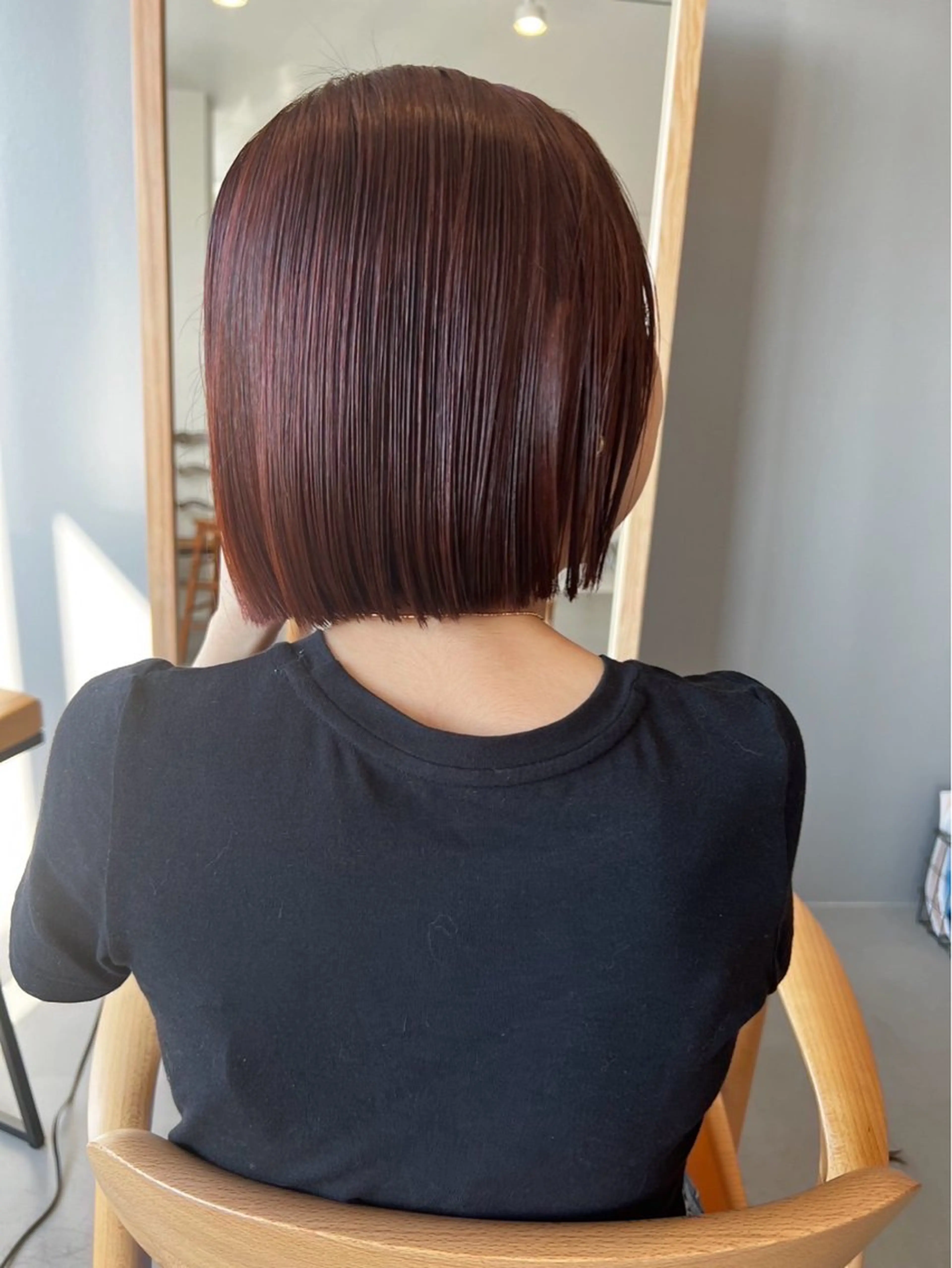 ショート カラー レッドカラー ヘアカラー toca...所属・KANOKA (toca...)のヘアスタイル