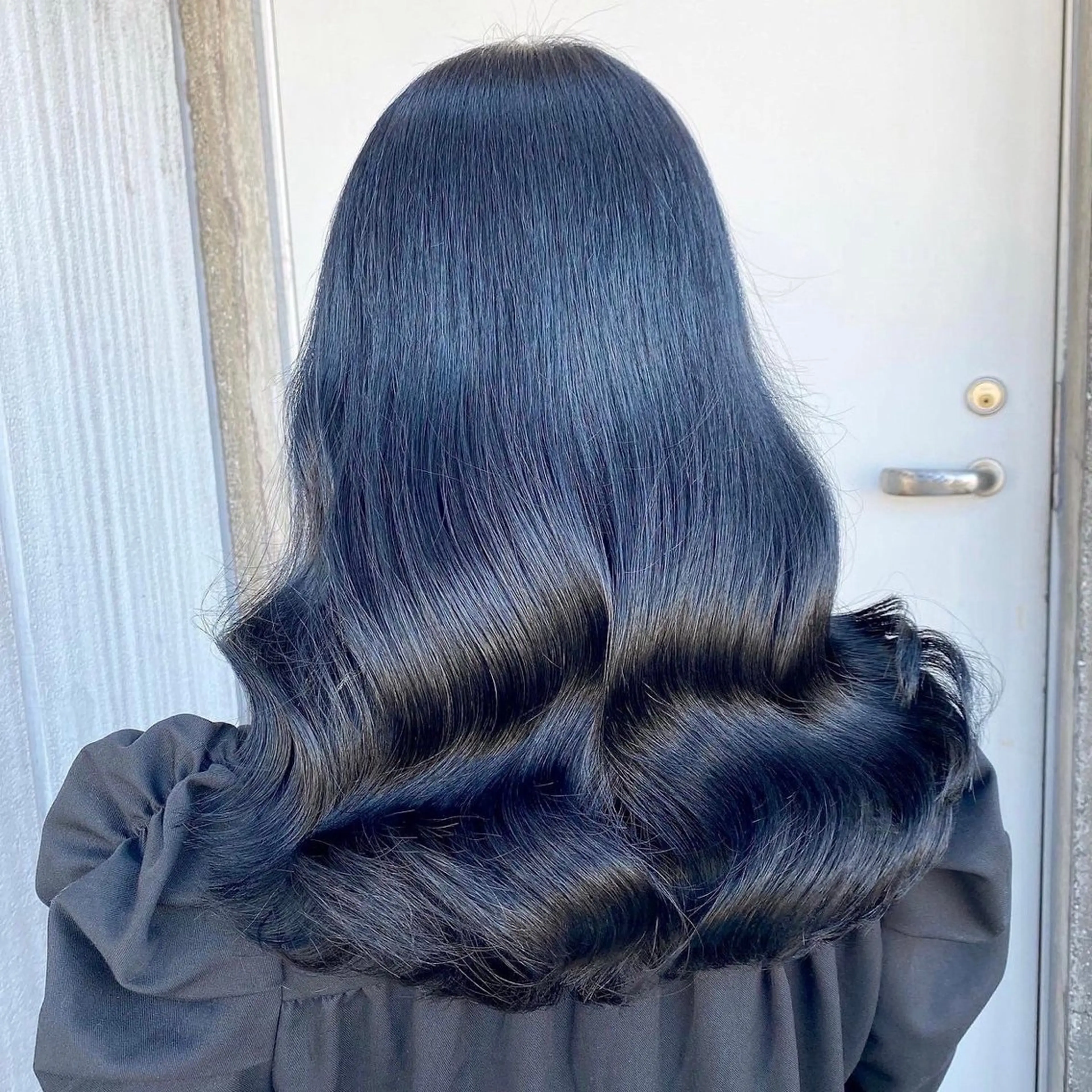 セミロング 𓏸レイヤー髪質改善 透けカラーカノン🫧のヘアスタイル