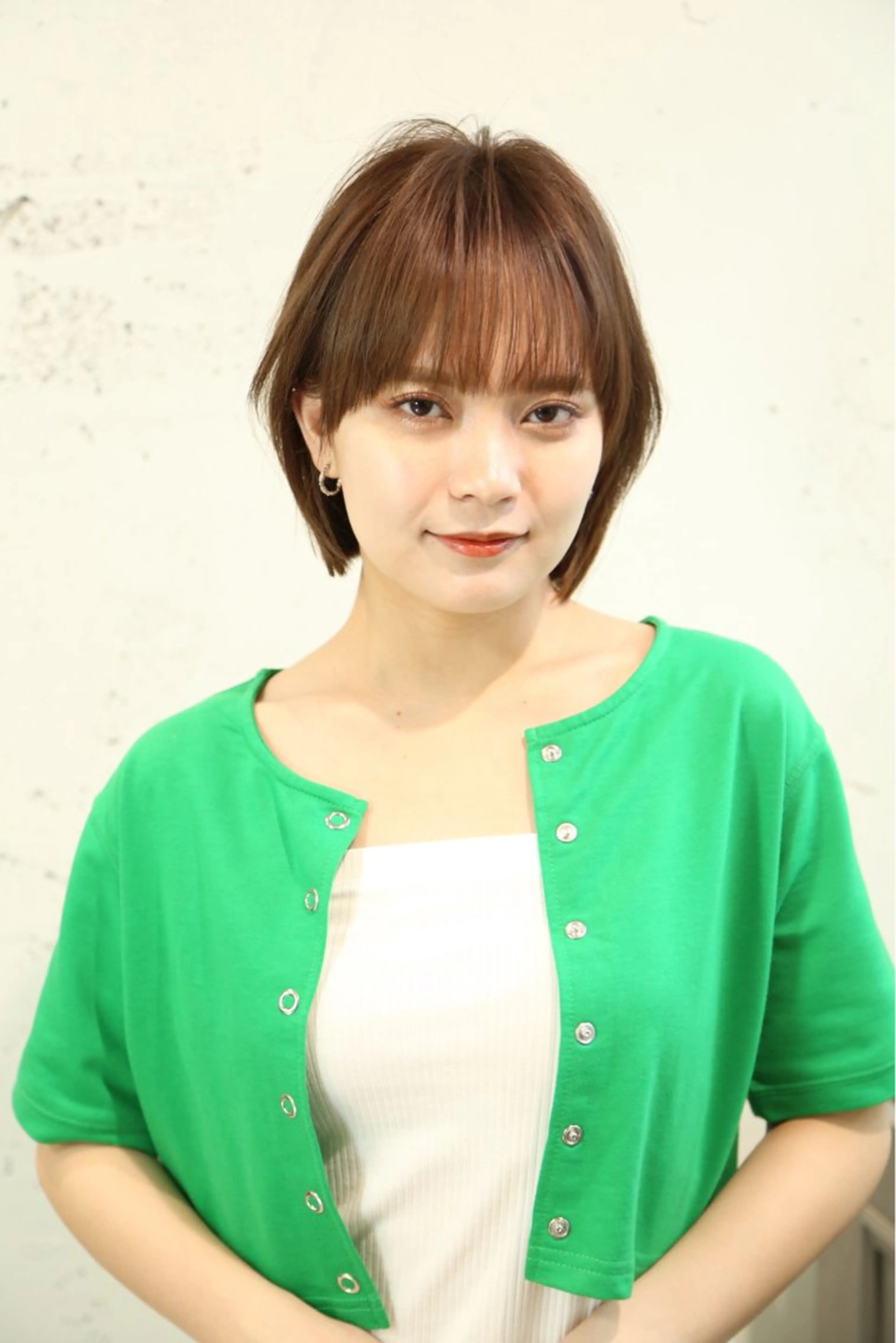 ショート 地毛風カラー/ 吉田菜々子のヘアスタイル