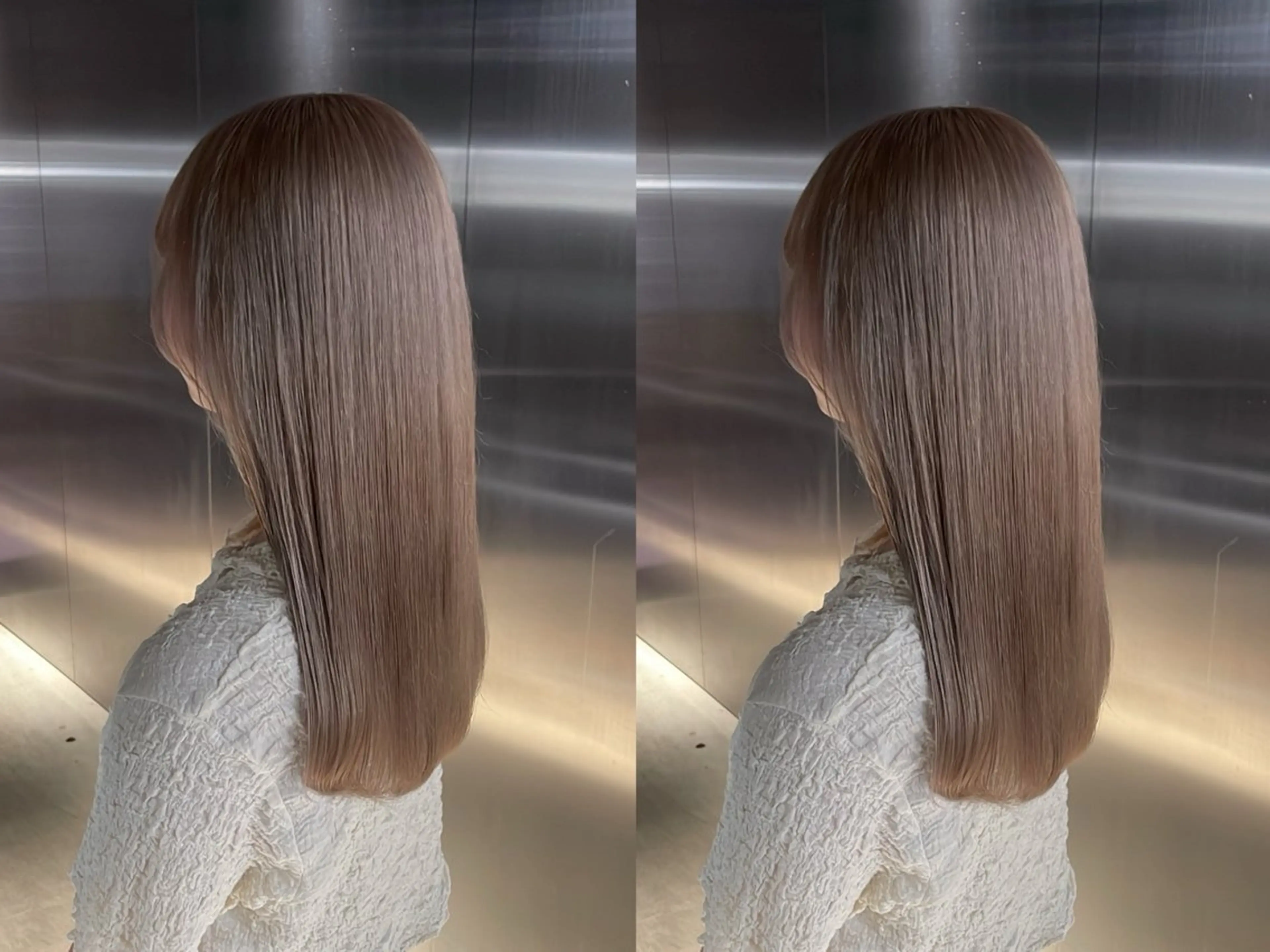 ロング カラー ベージュカラー ブリーチ ブラウンカラー ミルクティーベージュ 名古屋栄♡PELE/ ブリーチ/ハイトーンのヘアスタイル