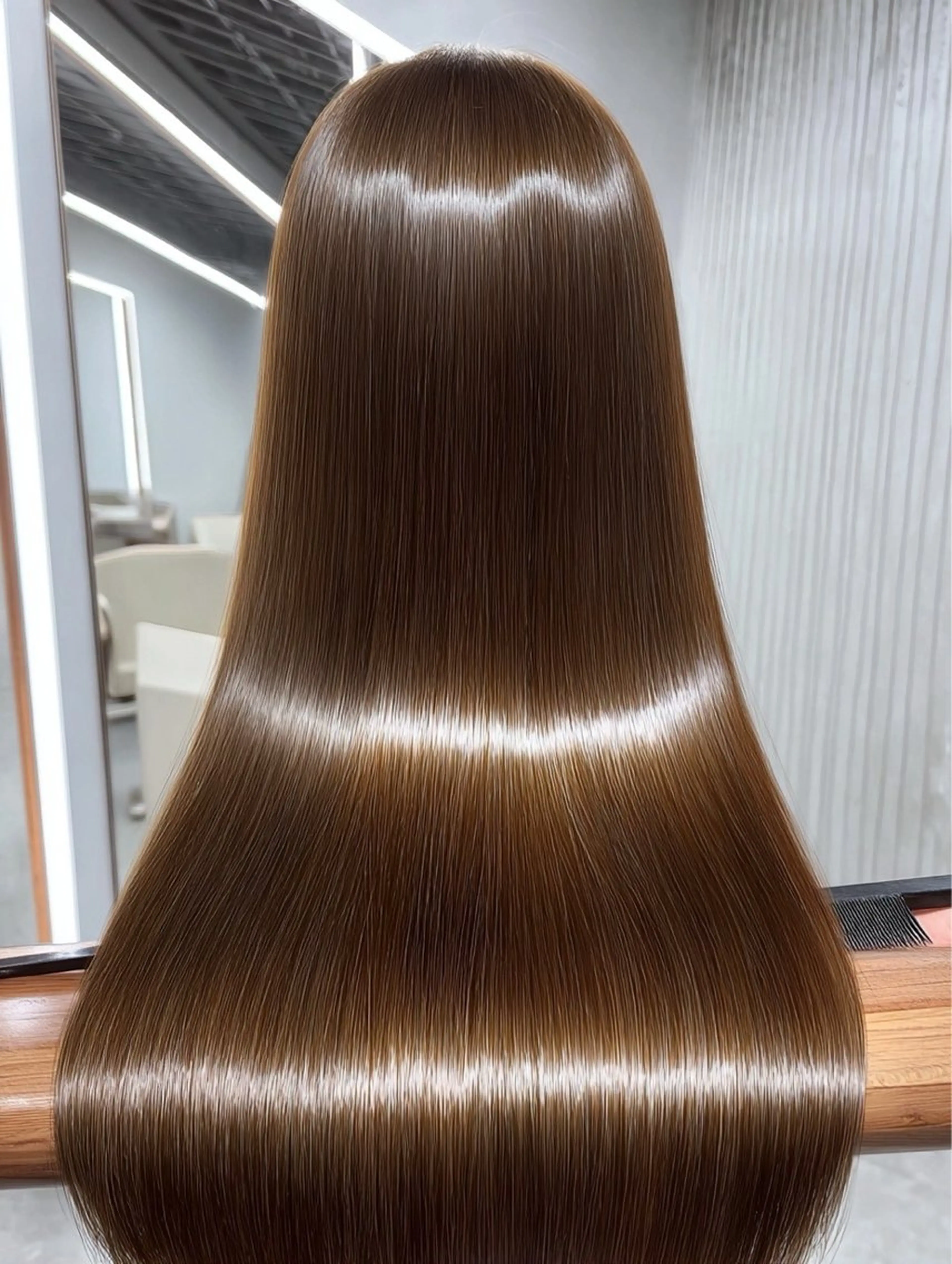 ロング ハイレイヤー 髪質改善 韓国風ヘア レイヤーカット 縮毛矯正 カット 縮毛矯正 トリートメント ✨毛髪診断で絶対綺麗 ✨美髪艶髪専門✨高浪のヘアスタイル