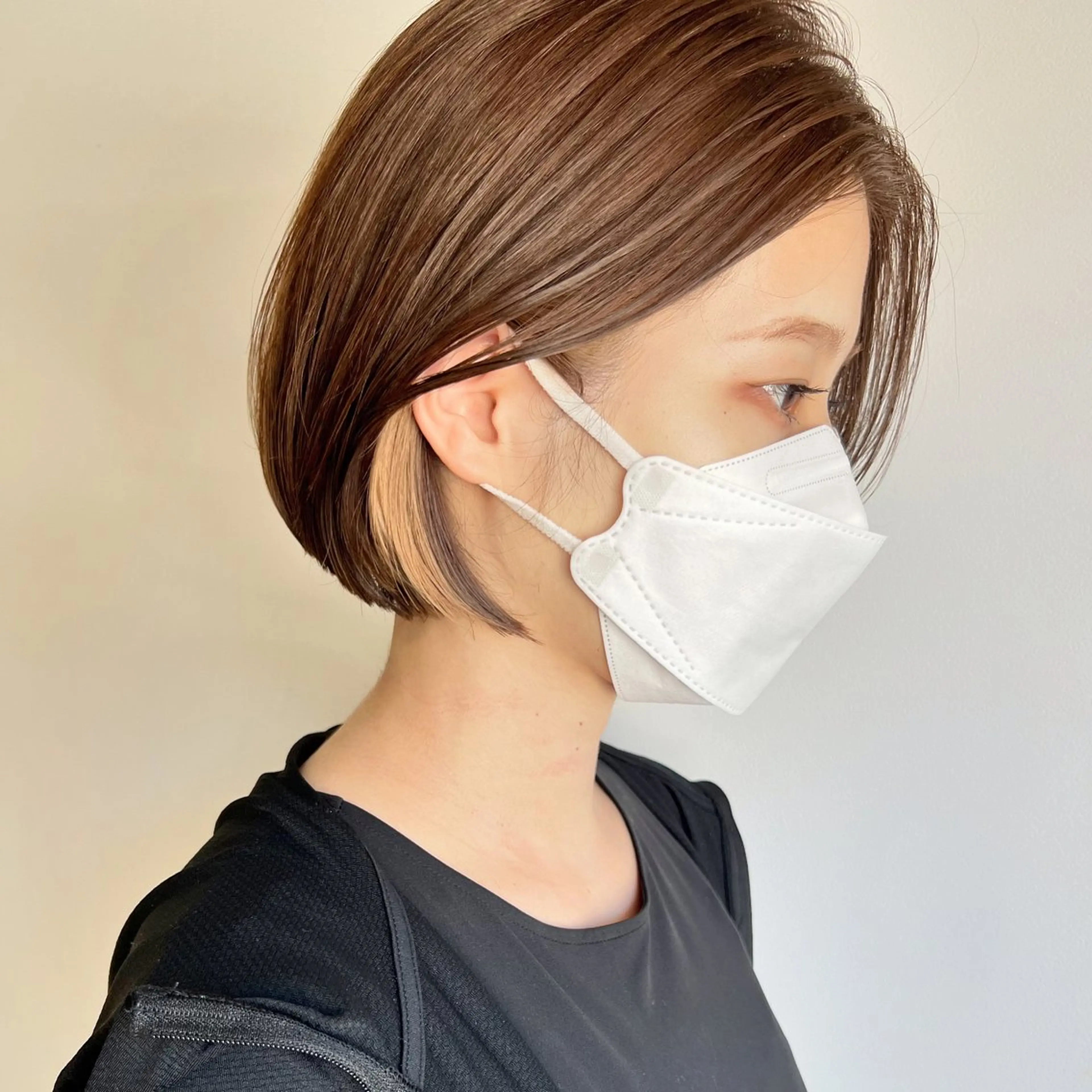 ショート ボブ 髪質改善 韓国風ヘア レイヤーカット ショートヘア suii..hair designのヘアスタイル