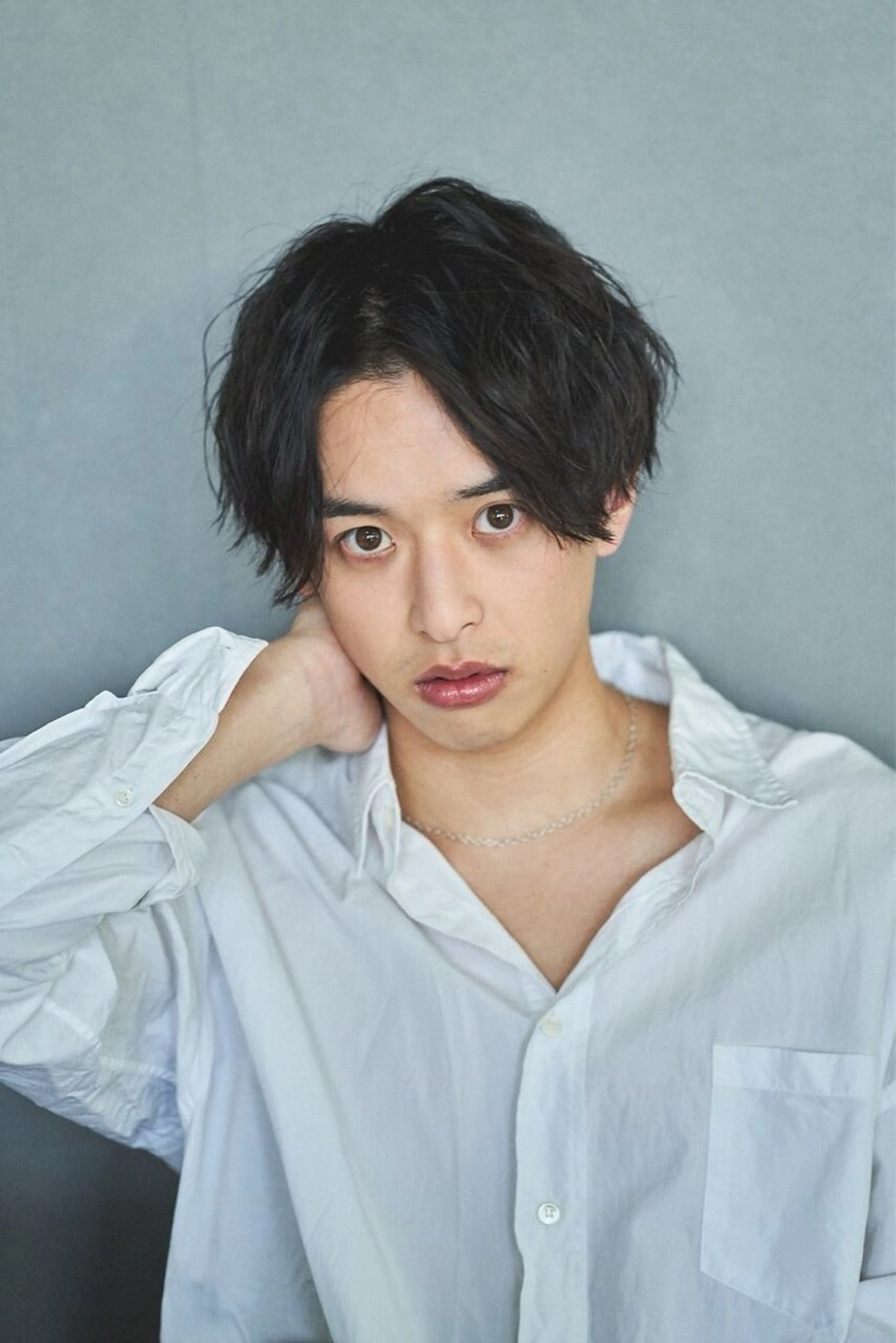 メンズ 透明感カラー艶カラー 暖色カラーshionのヘアスタイル