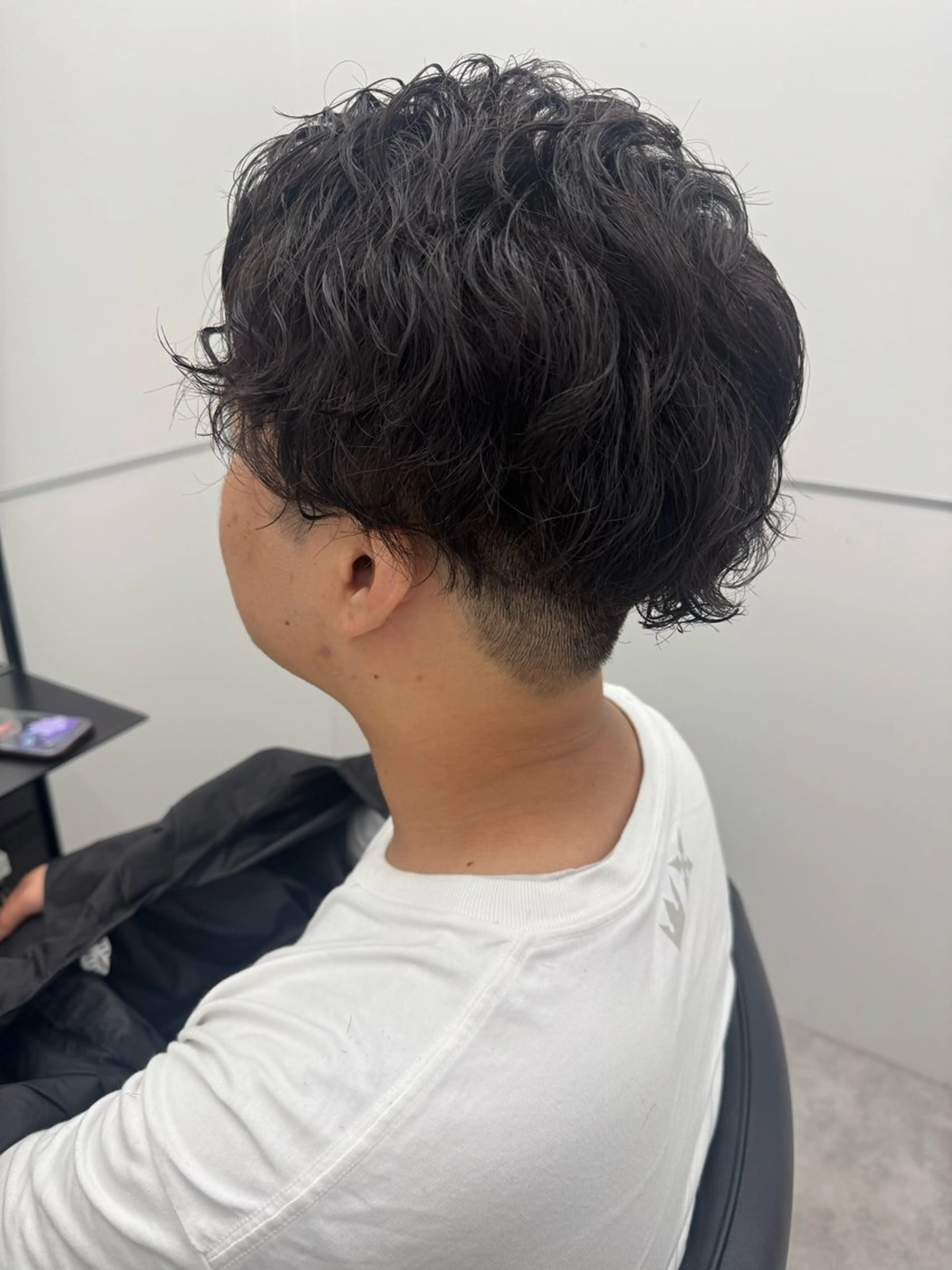 パーマ メンズ GO TODAY シェアサロン 銀座Arc店所属・デジタルパーマ🫧 韓国風ヘア🫧サクラのヘアスタイル