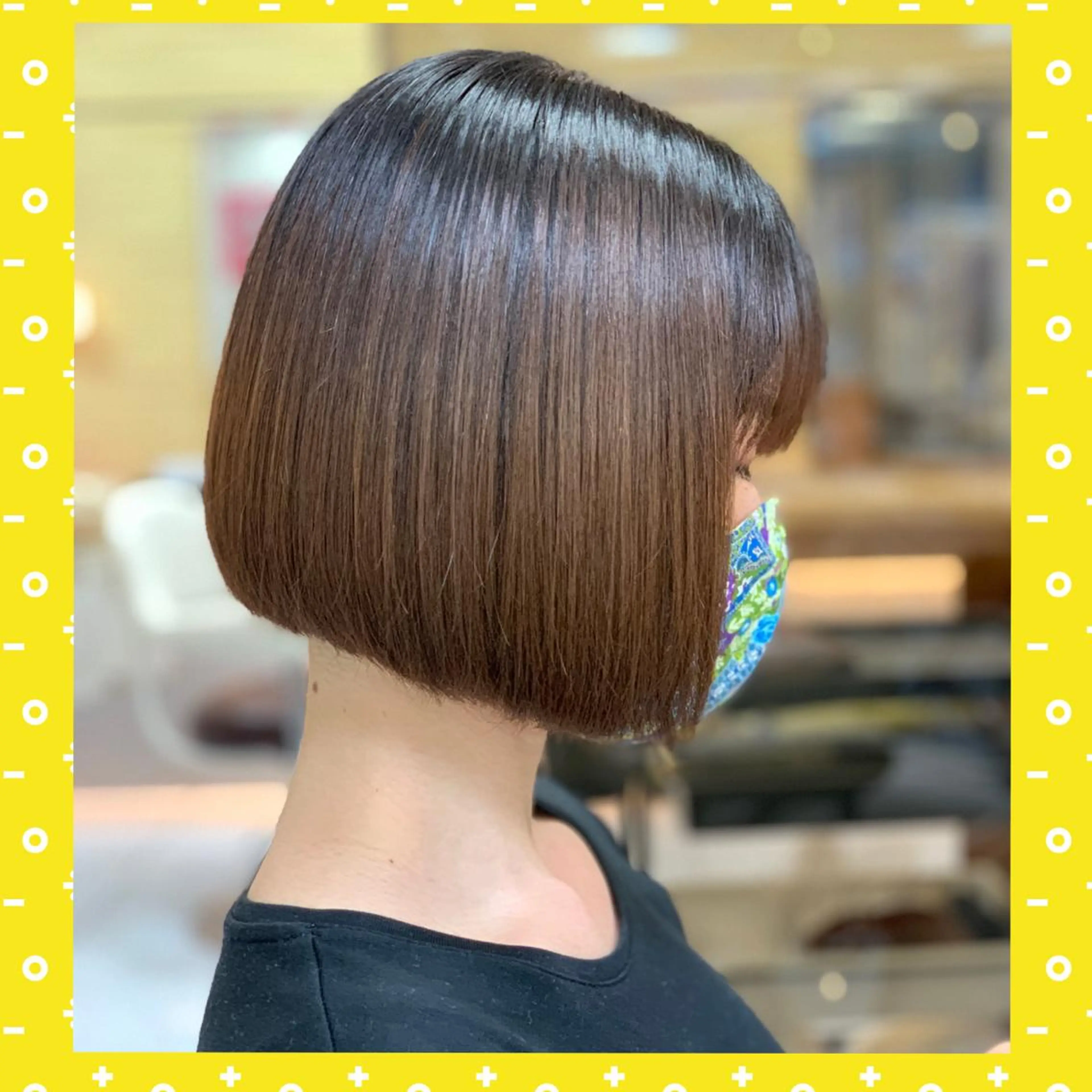 ショート ボブ トリートメント 髪質改善/縮毛矯正 /ブリーチ矯正/岡部のヘアスタイル