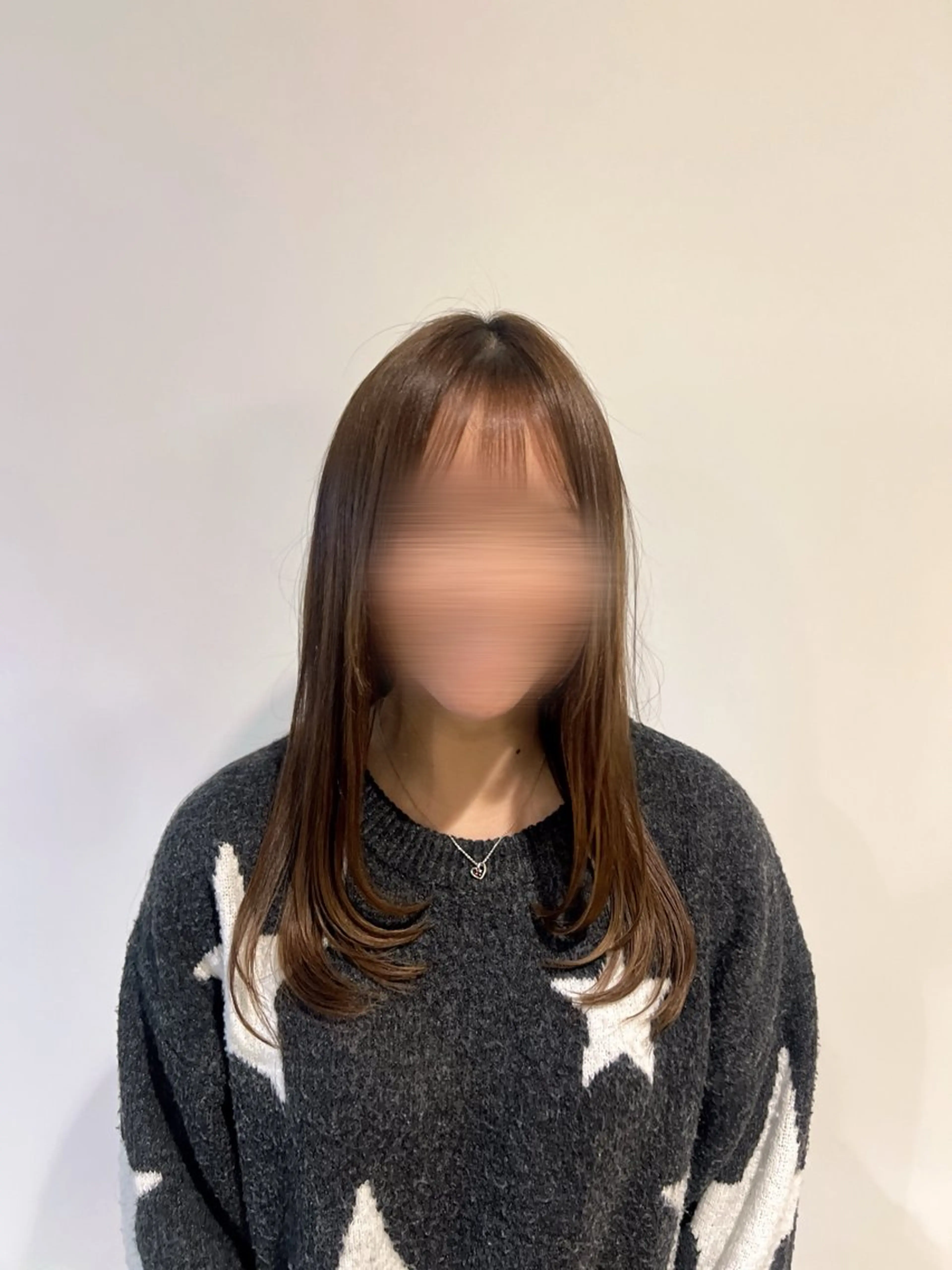 ロング レイヤーカット 北爪 結のヘアスタイル