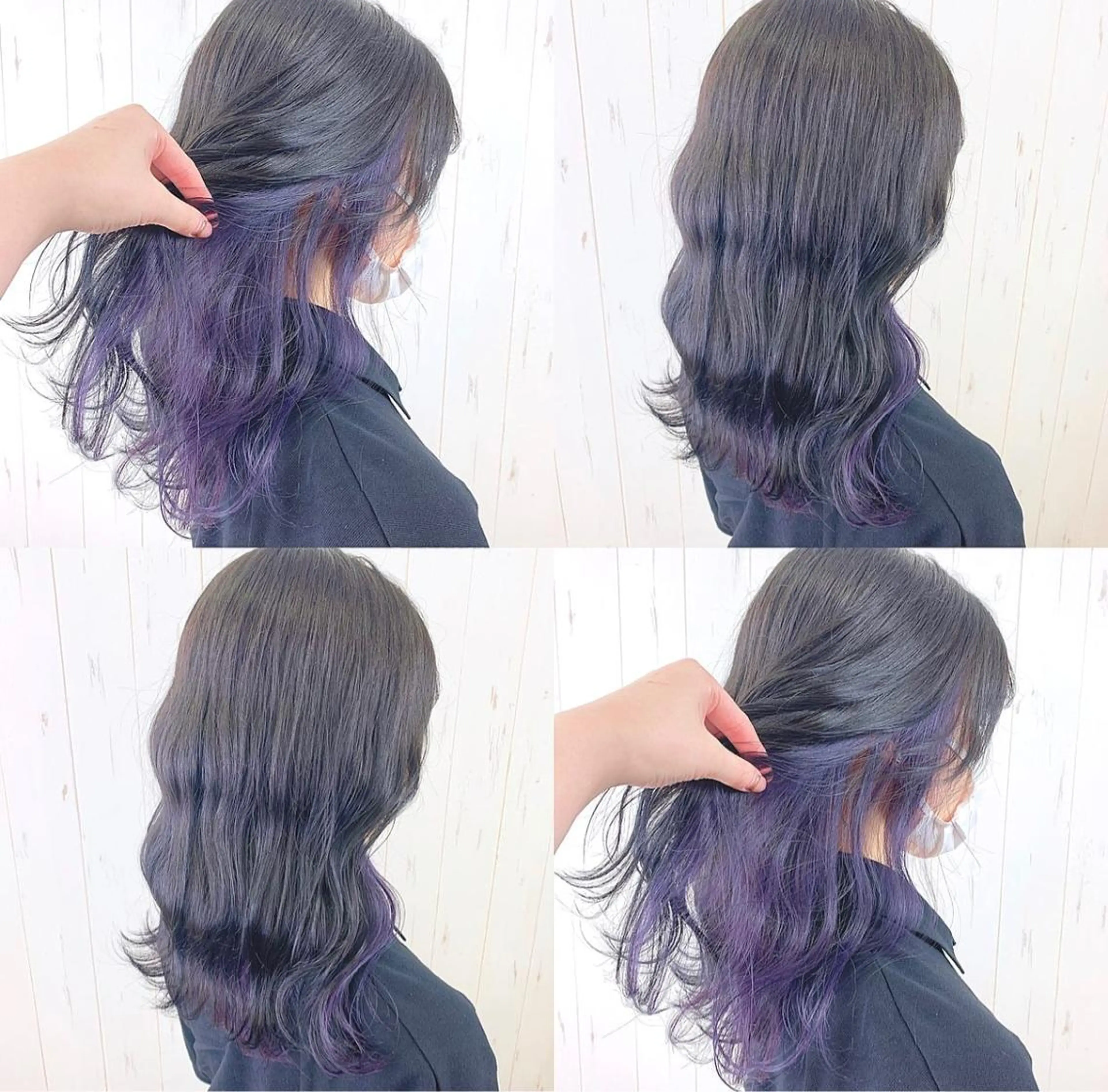 カラー ヘアカラー トリートメント 渋谷:インナーカラー ／🍒エリカ🍒のヘアスタイル