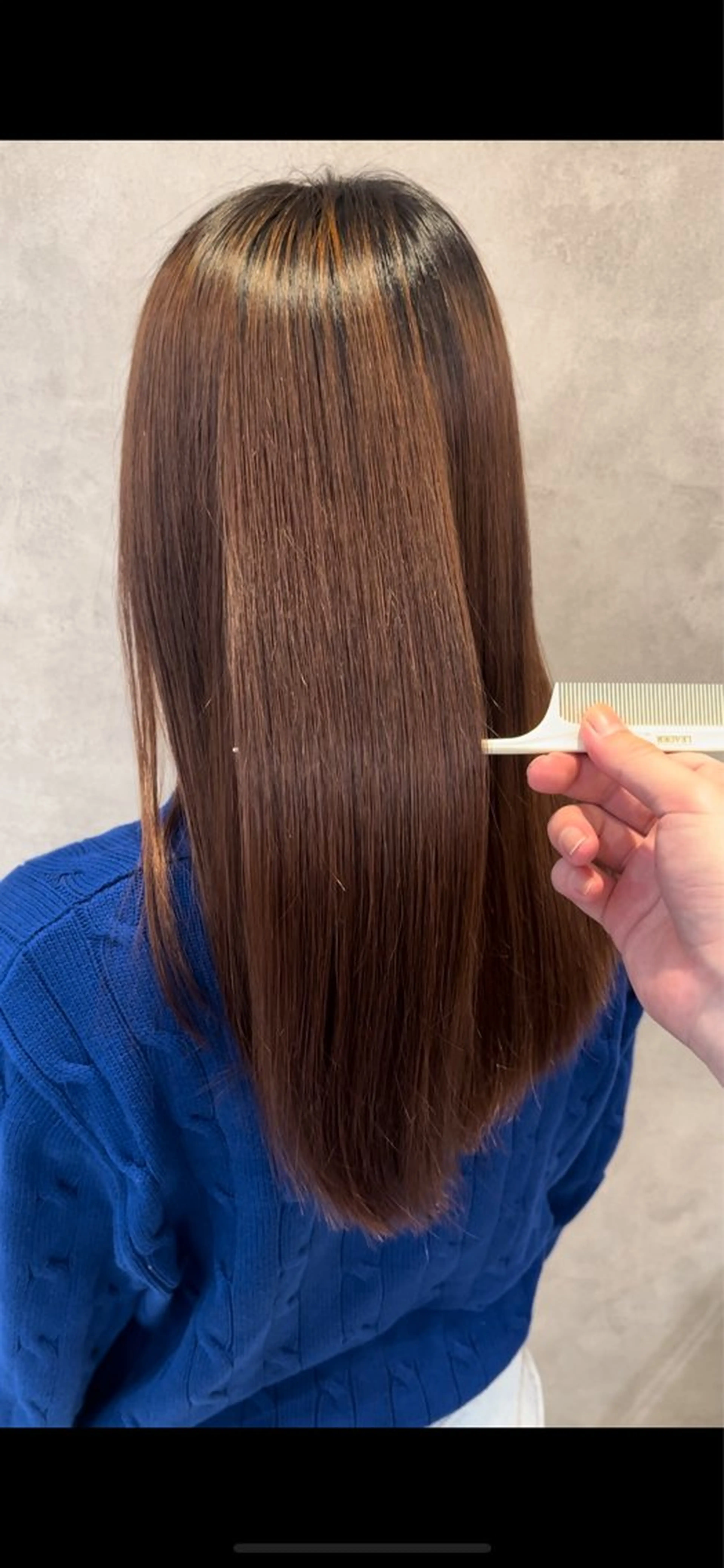 【ツルツルサラサラへ】✨カット＋縮毛矯正＋最高峰TOKIOトリートメント✨の写真
