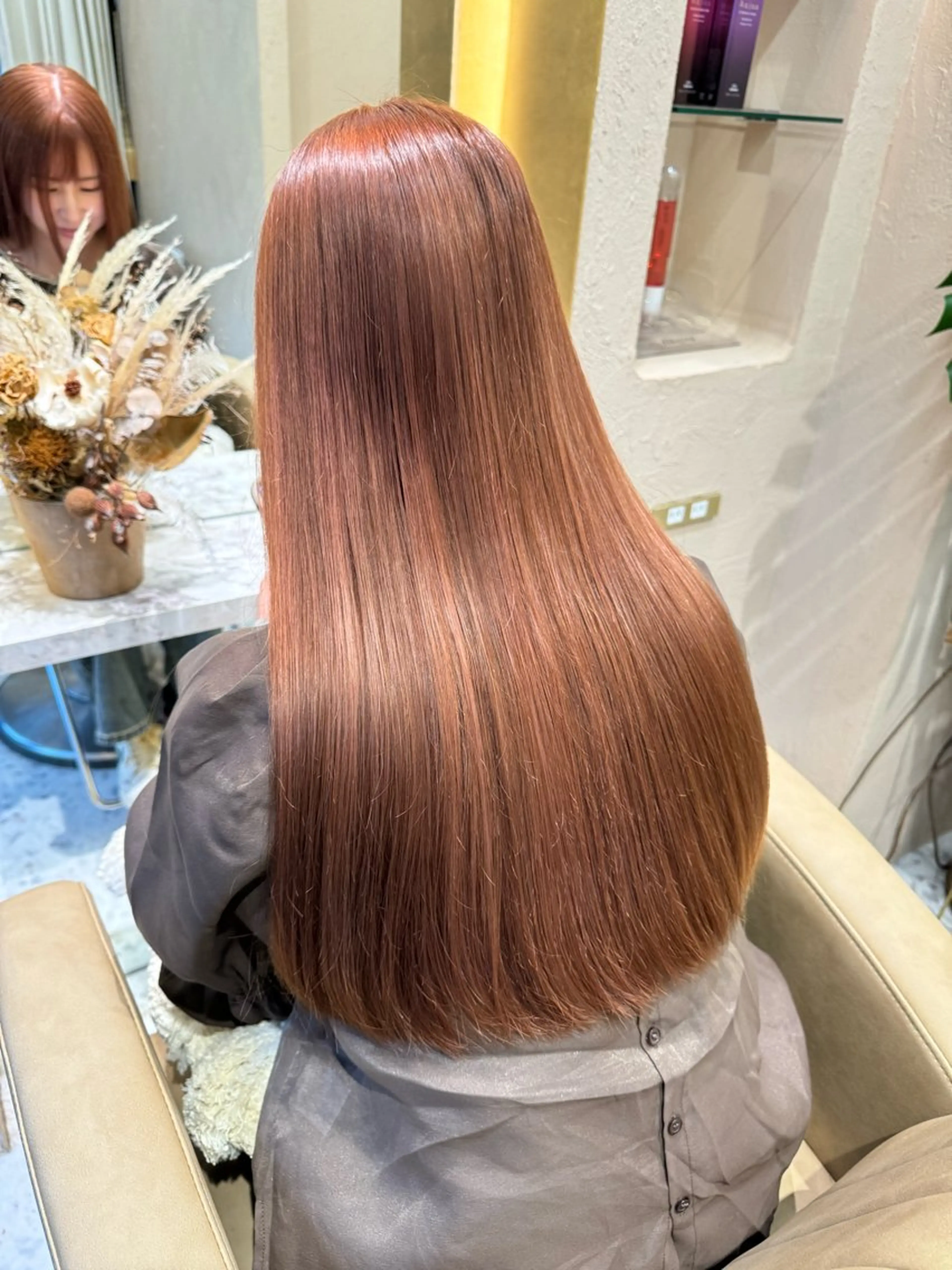 ロング カラー カット ヘアカラー トリートメント 韓国レイヤー/髪質 改善/縮毛🤍吉田のヘアスタイル