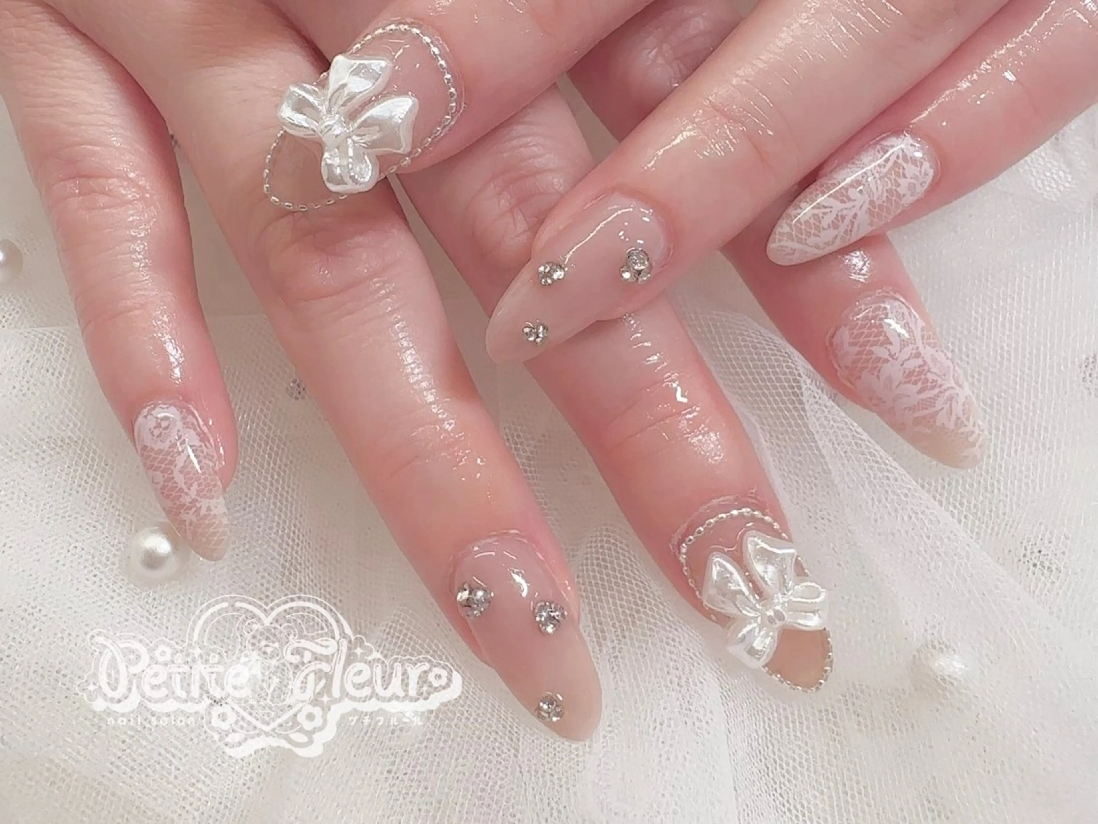 ネイル ハンドネイル ❁⃘*。Petite fleur❁⃘*りさのネイルデザイン