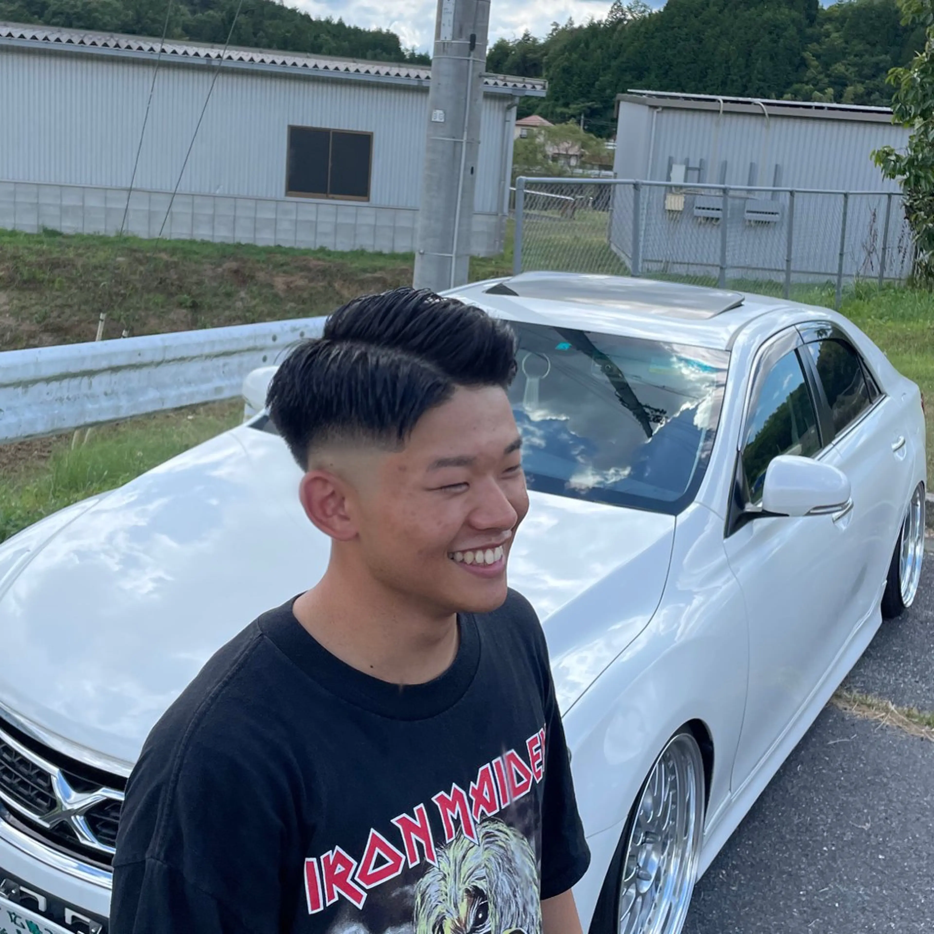 ショート メンズ HIRO GINZA barber shop 横浜店所属・ヒロ銀座　無料 フェード　細内のヘアスタイル