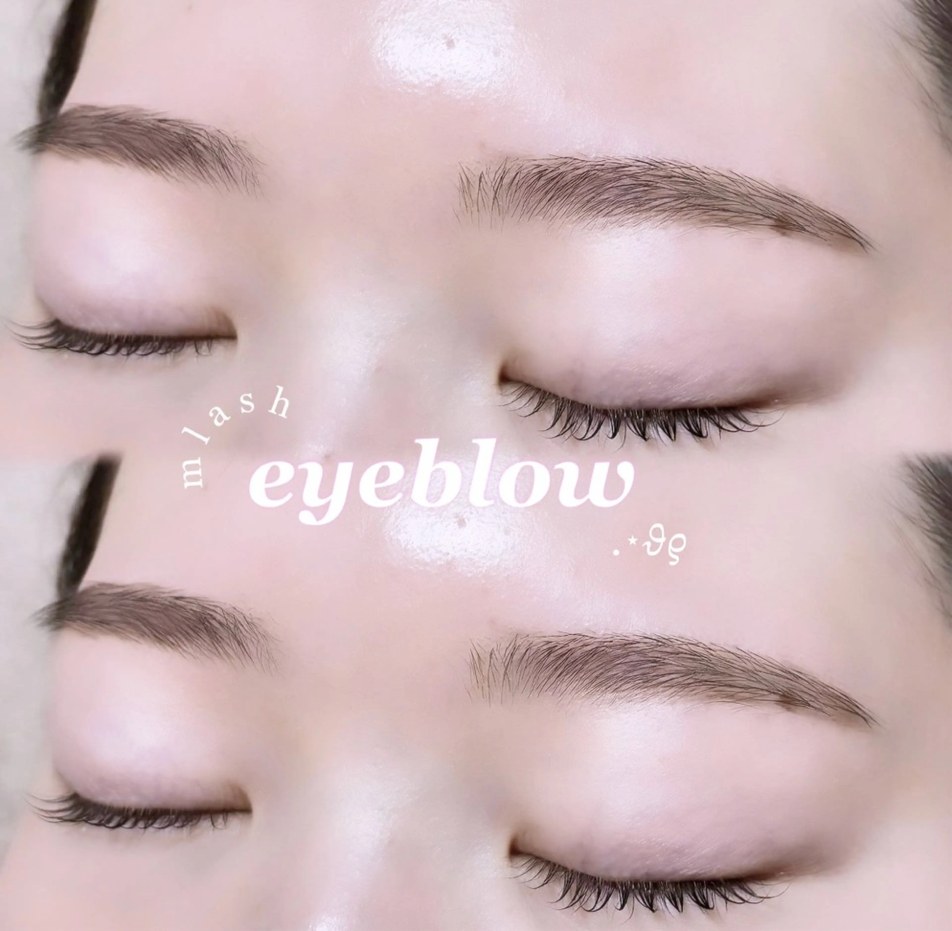 WAX脱毛＋間引きカット＋メイクの写真