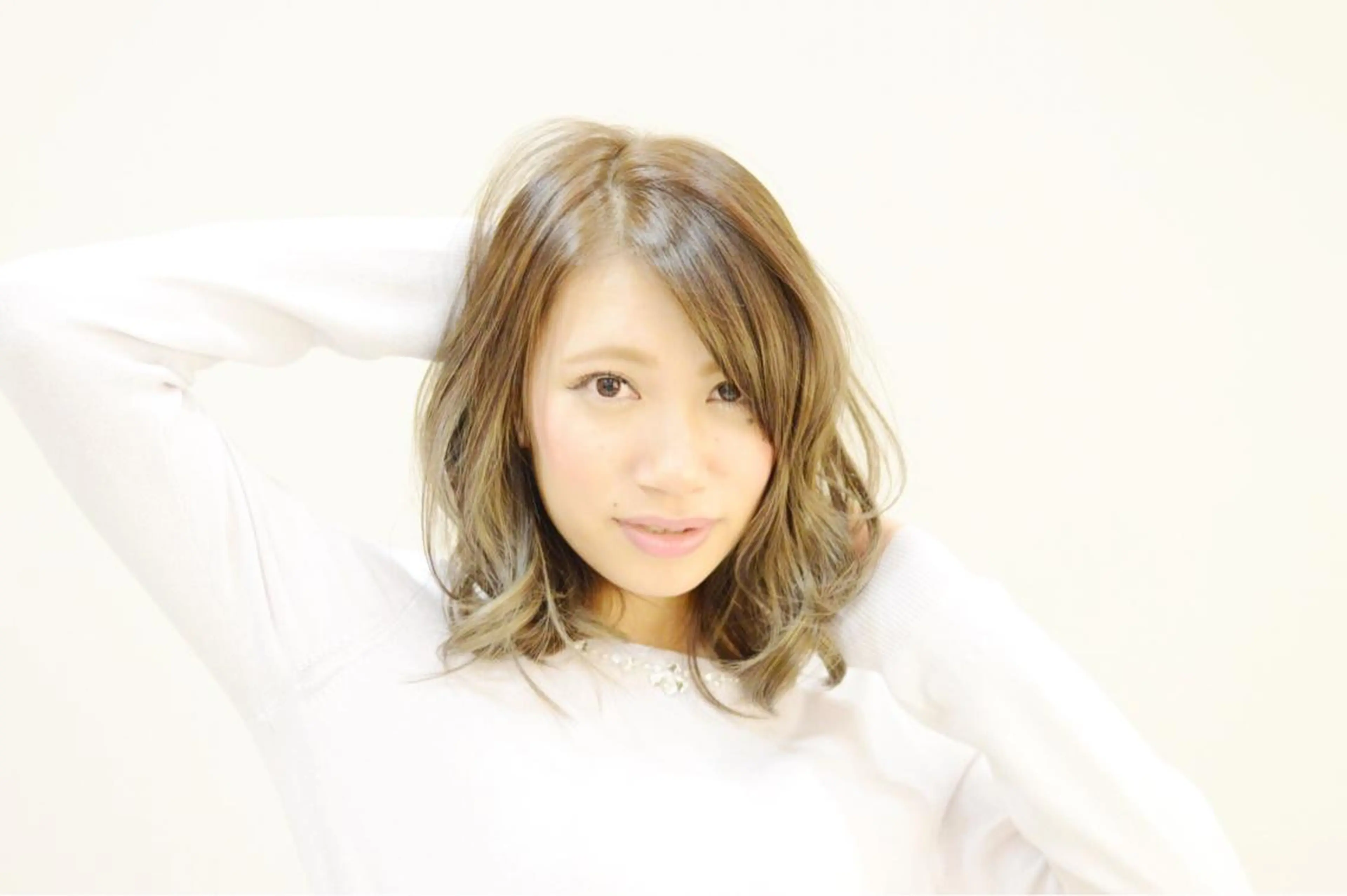 ミディアム カラー テラモト カズヨシのヘアスタイル