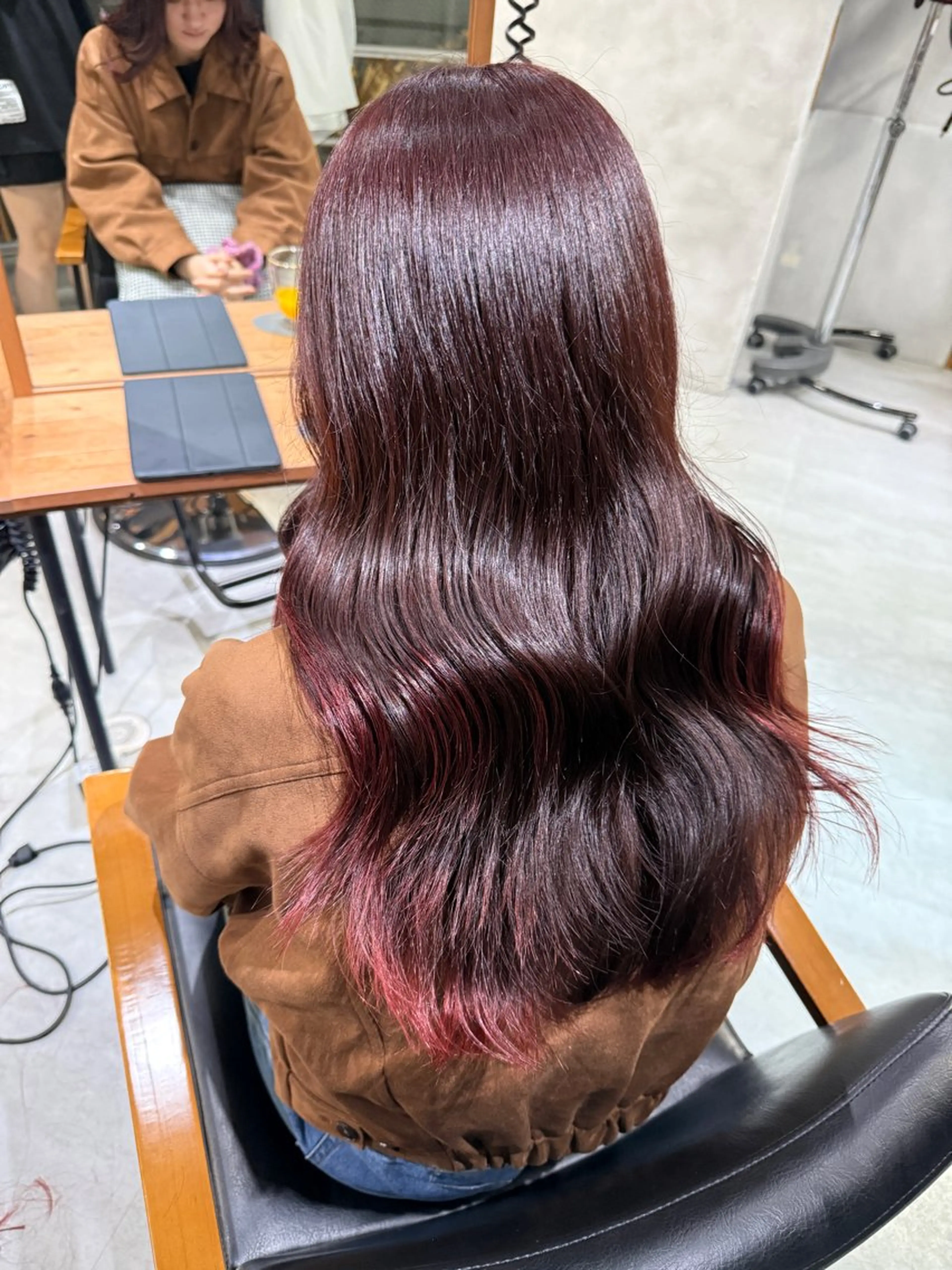 ロング カラー カット ヘアカラー ウルフ/レイヤー🪐 MANAのヘアスタイル