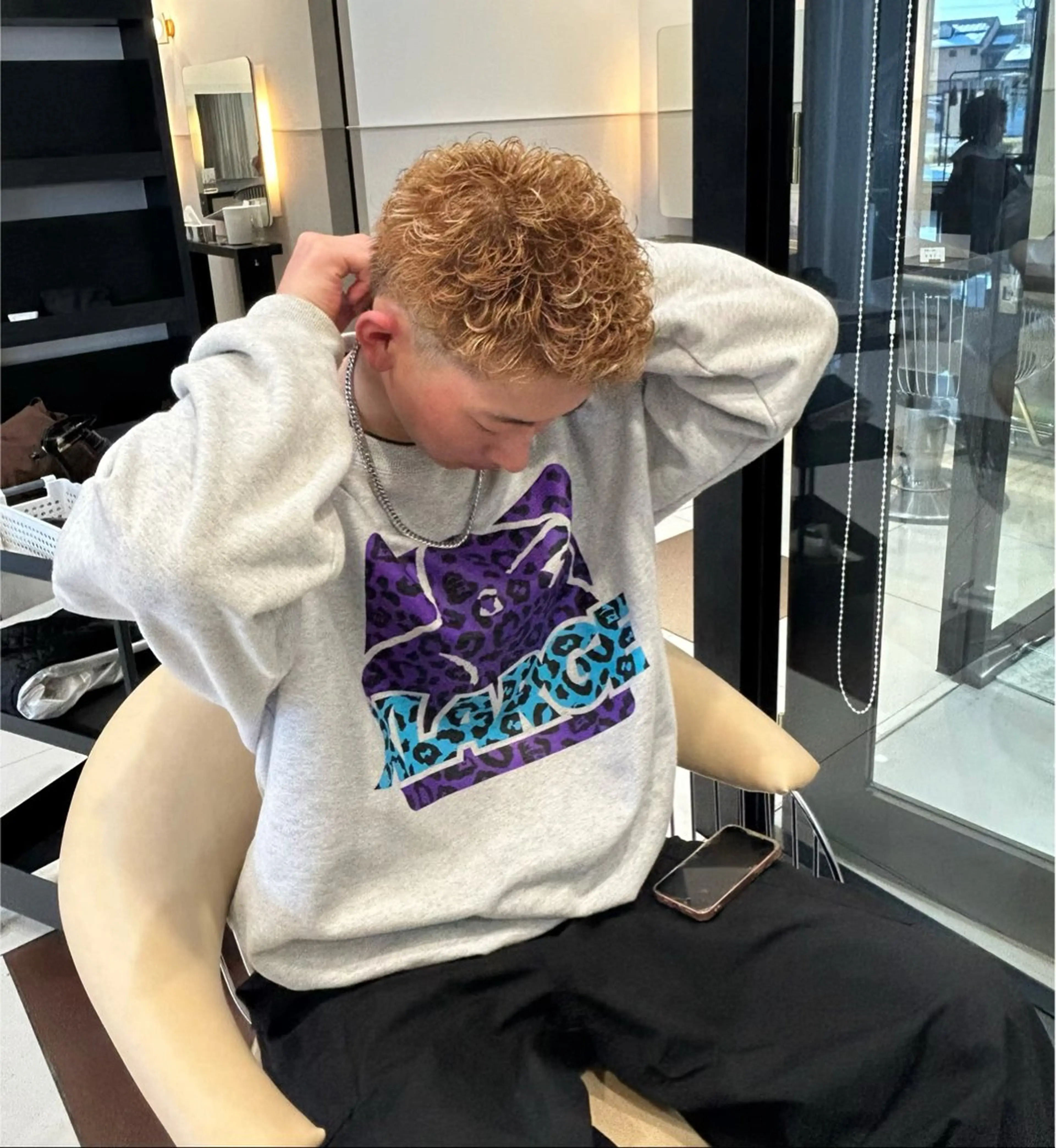 パーマ メンズ 畑 雄貴のヘアスタイル