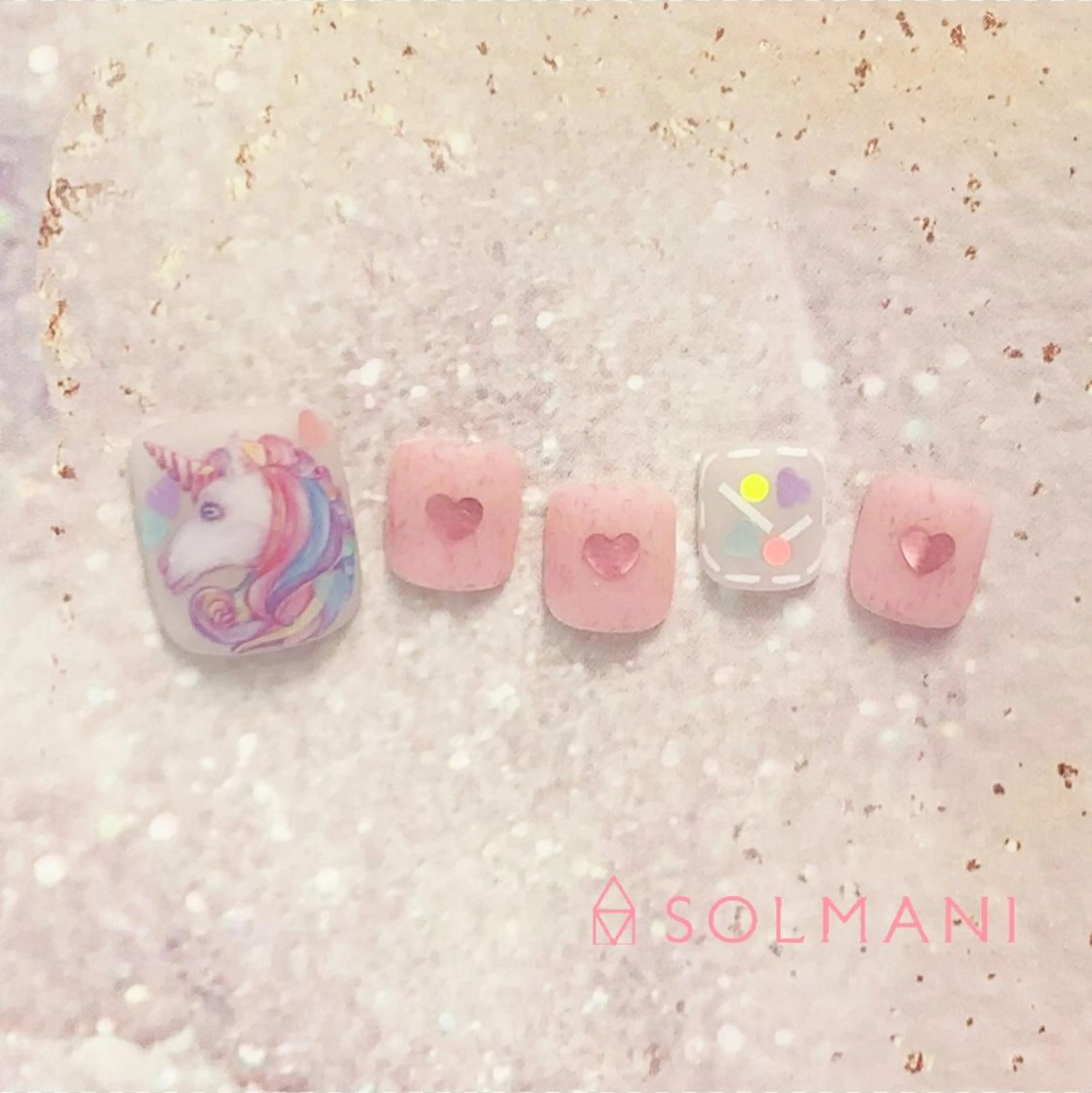 ネイル フットネイル SOLMANI 予約担当のネイルデザイン