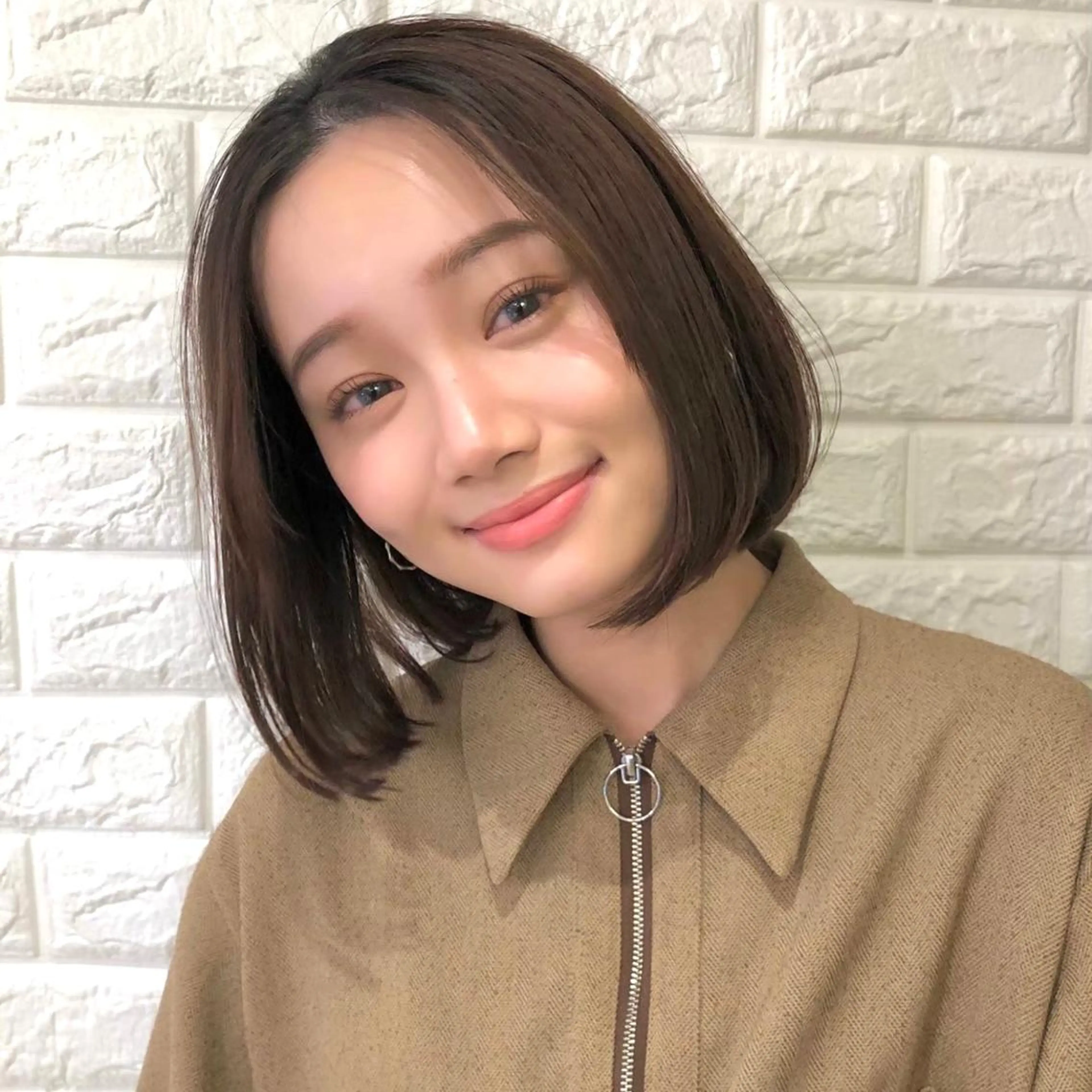 ミディアム ボブ 似合わせカット ボブ/くびれボブ/ 髪質改善/Ru-kaのヘアスタイル