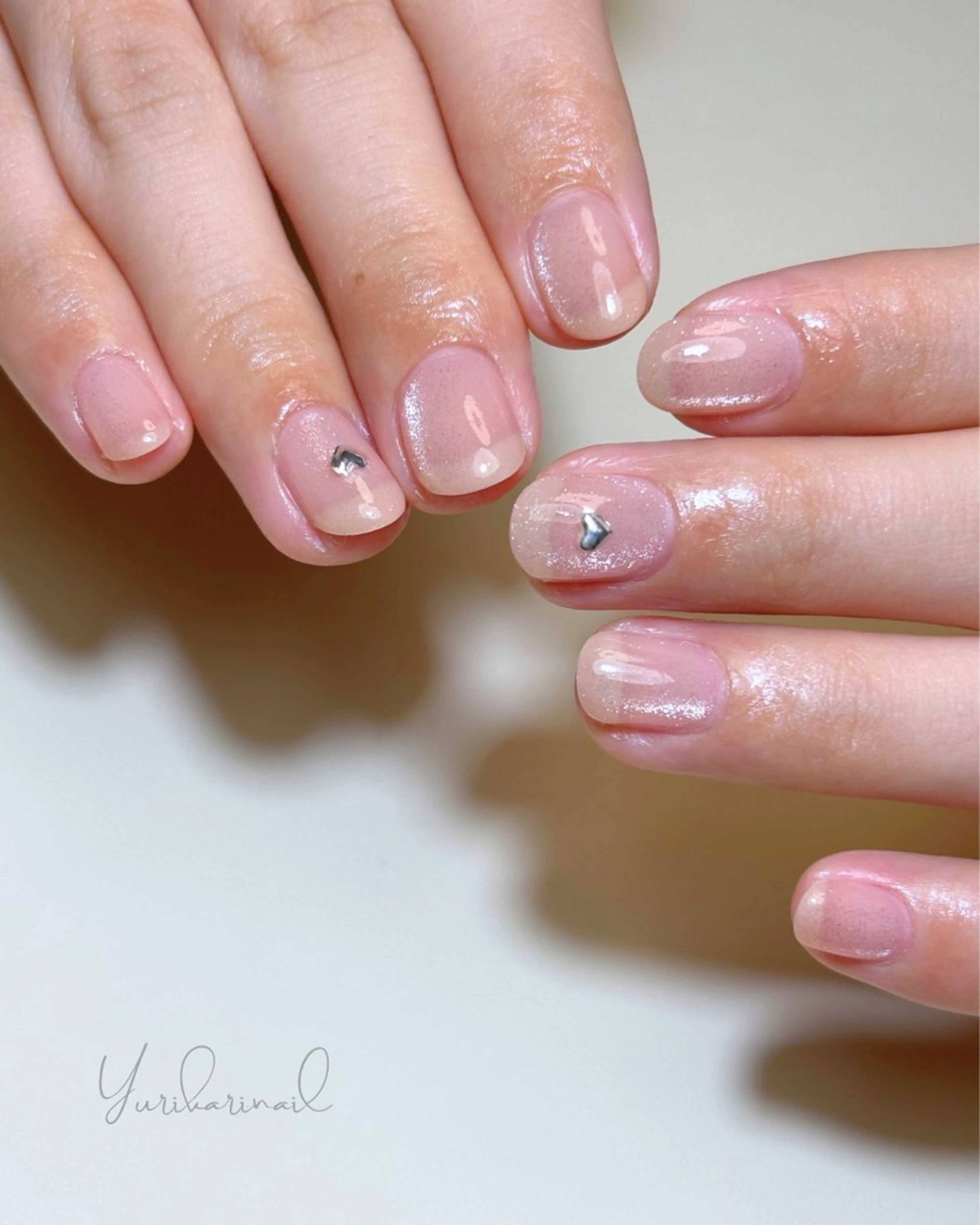 ネイル マグネットネイル オフィスネイル シンプルネイル ハンドネイル ネイリスト ゆりかのネイルデザイン