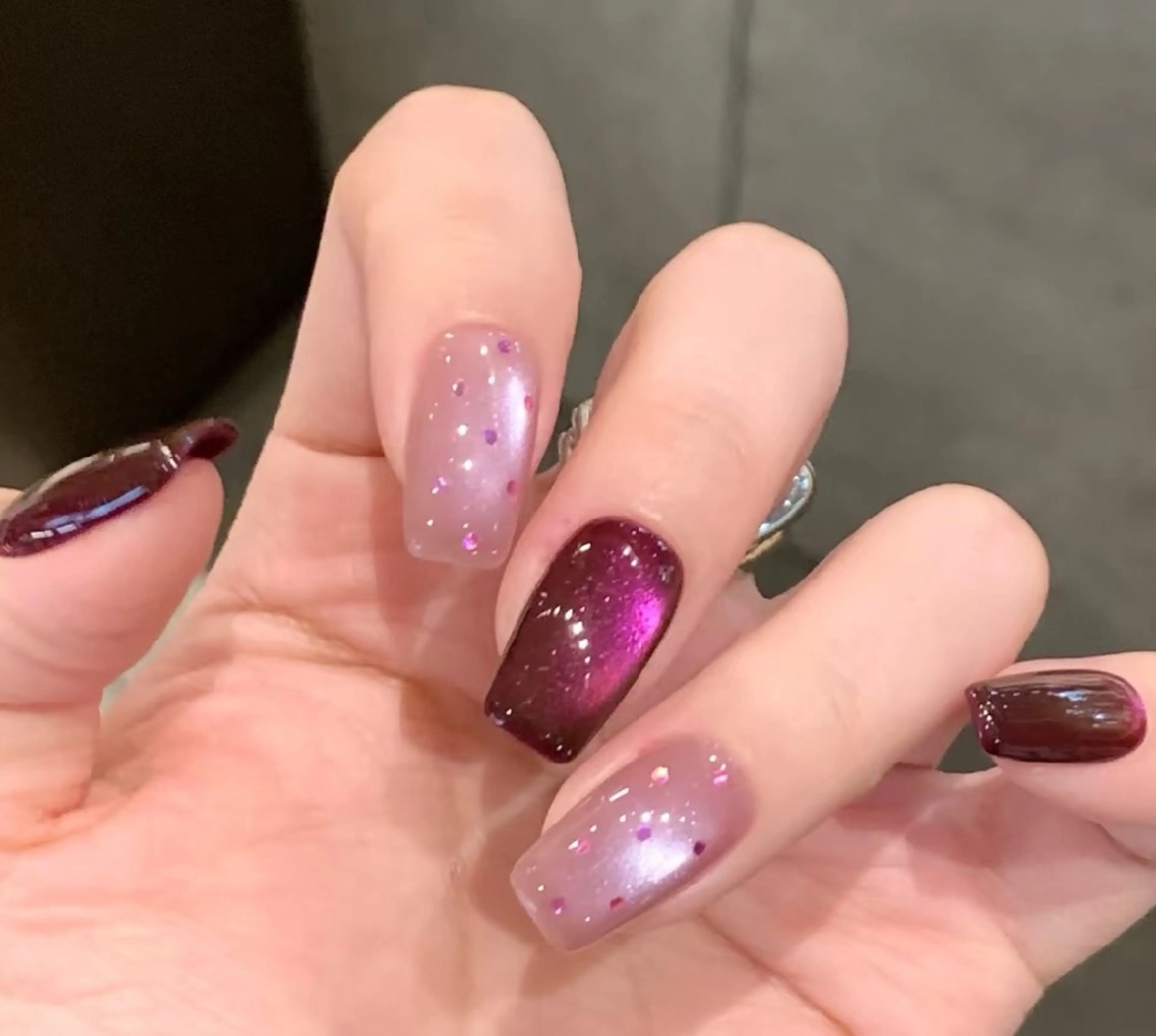 ネイル Miu Miu 🎀 長さだし專門のネイルデザイン