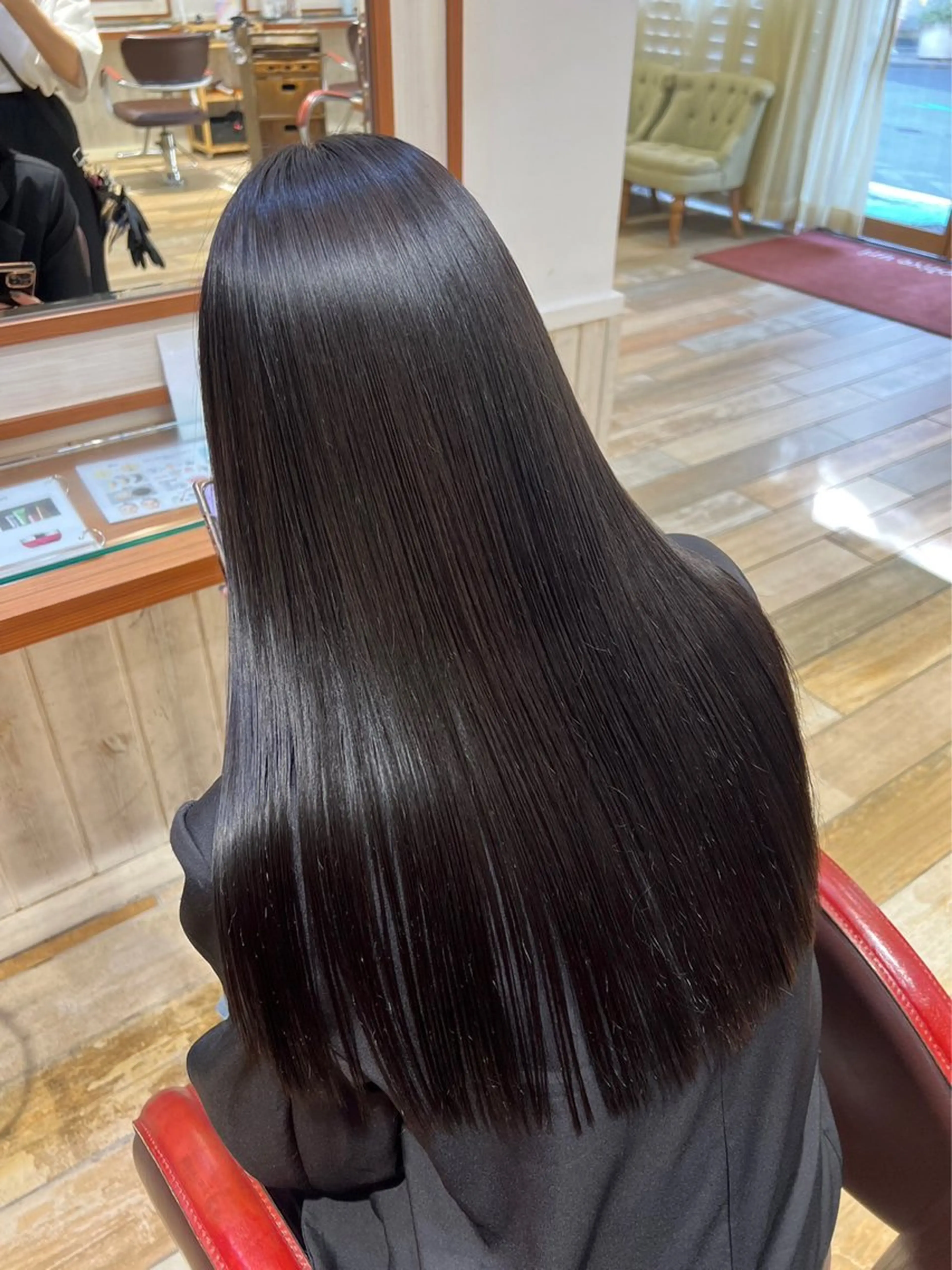 ❄️フルコースメニュー❄️酸性ストレート＆カット＆カラー＆トリートメント付の写真