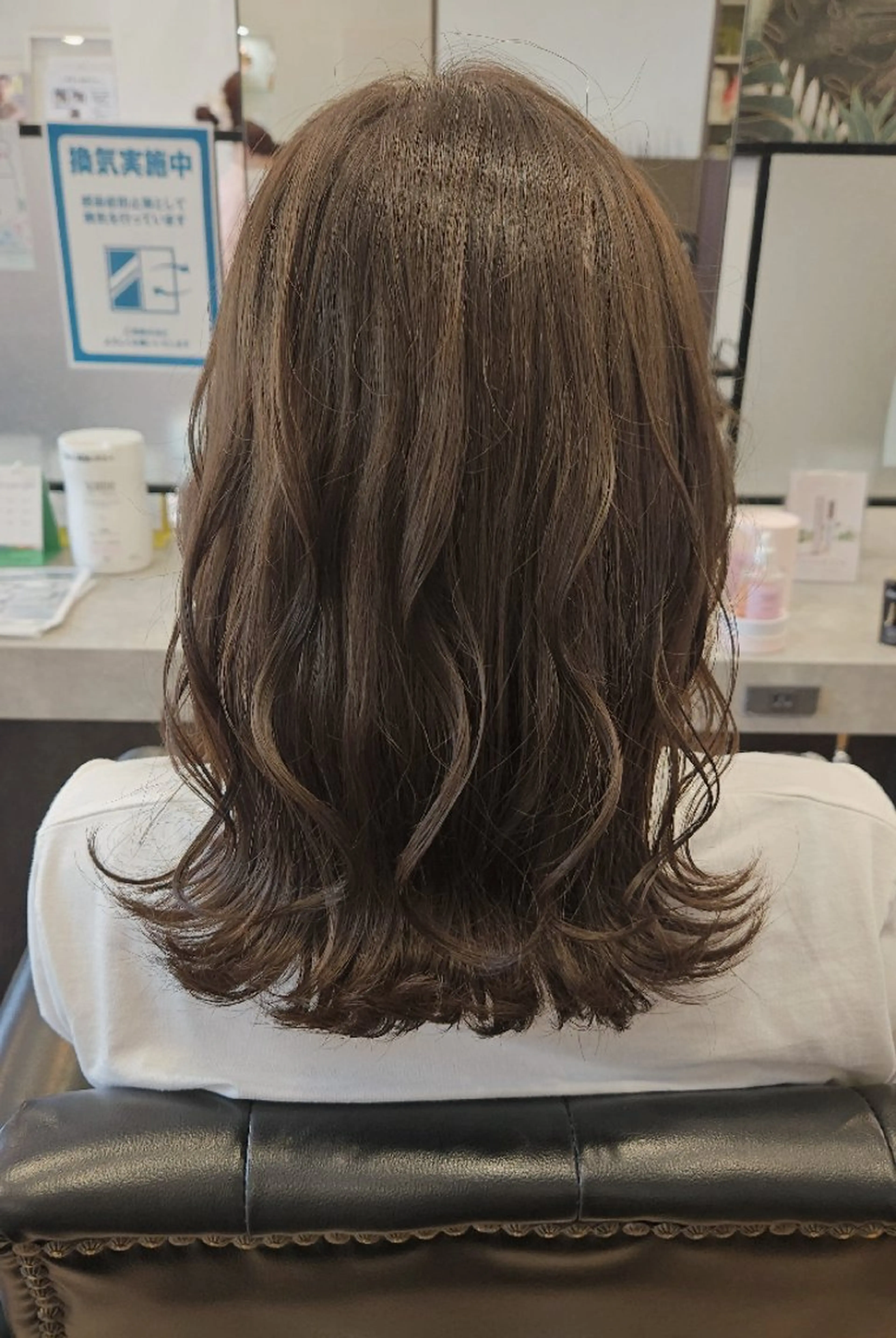 ミディアム カラー 関口 友菜のヘアスタイル