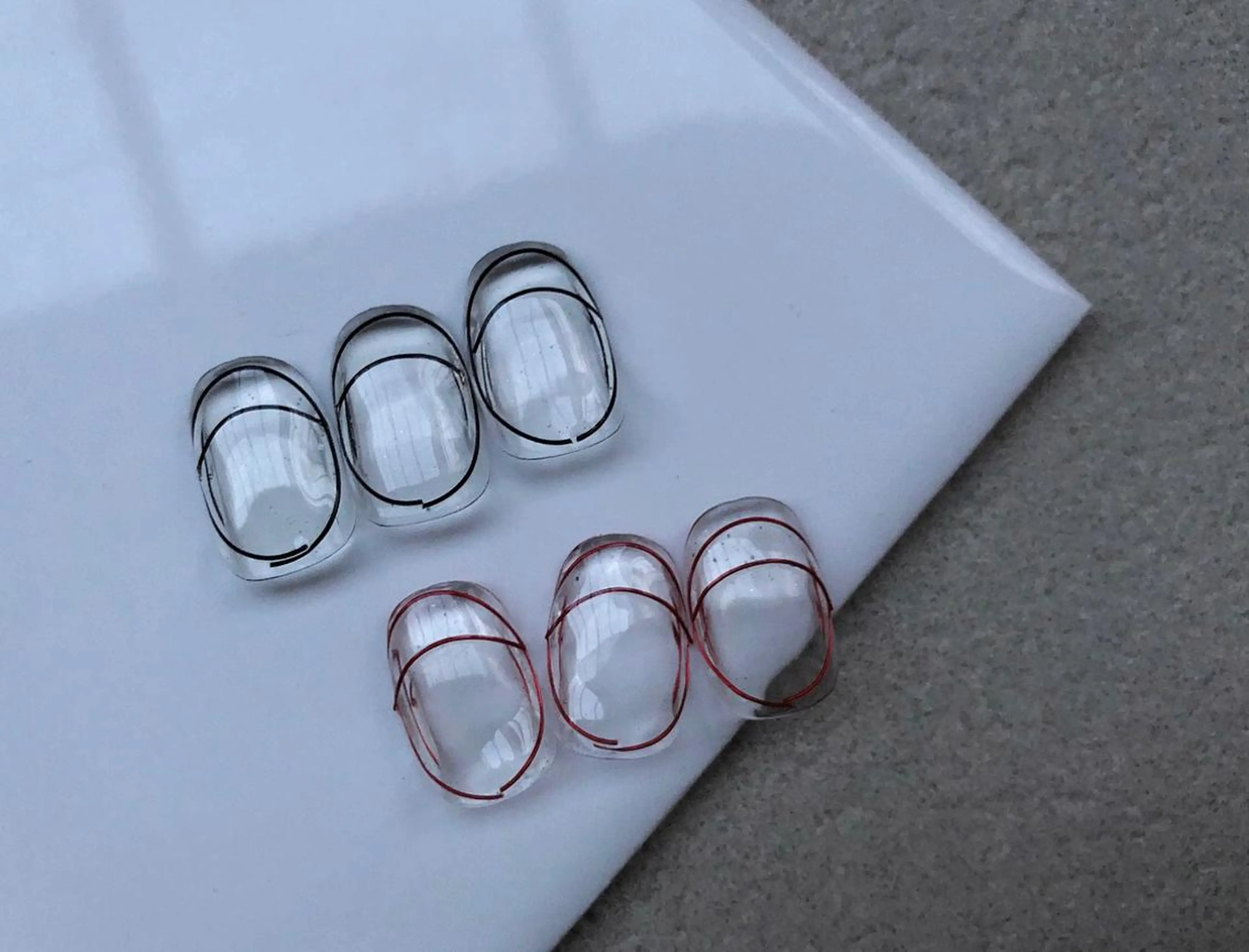 ネイル フレンチネイル ☽ ☾のネイルデザイン