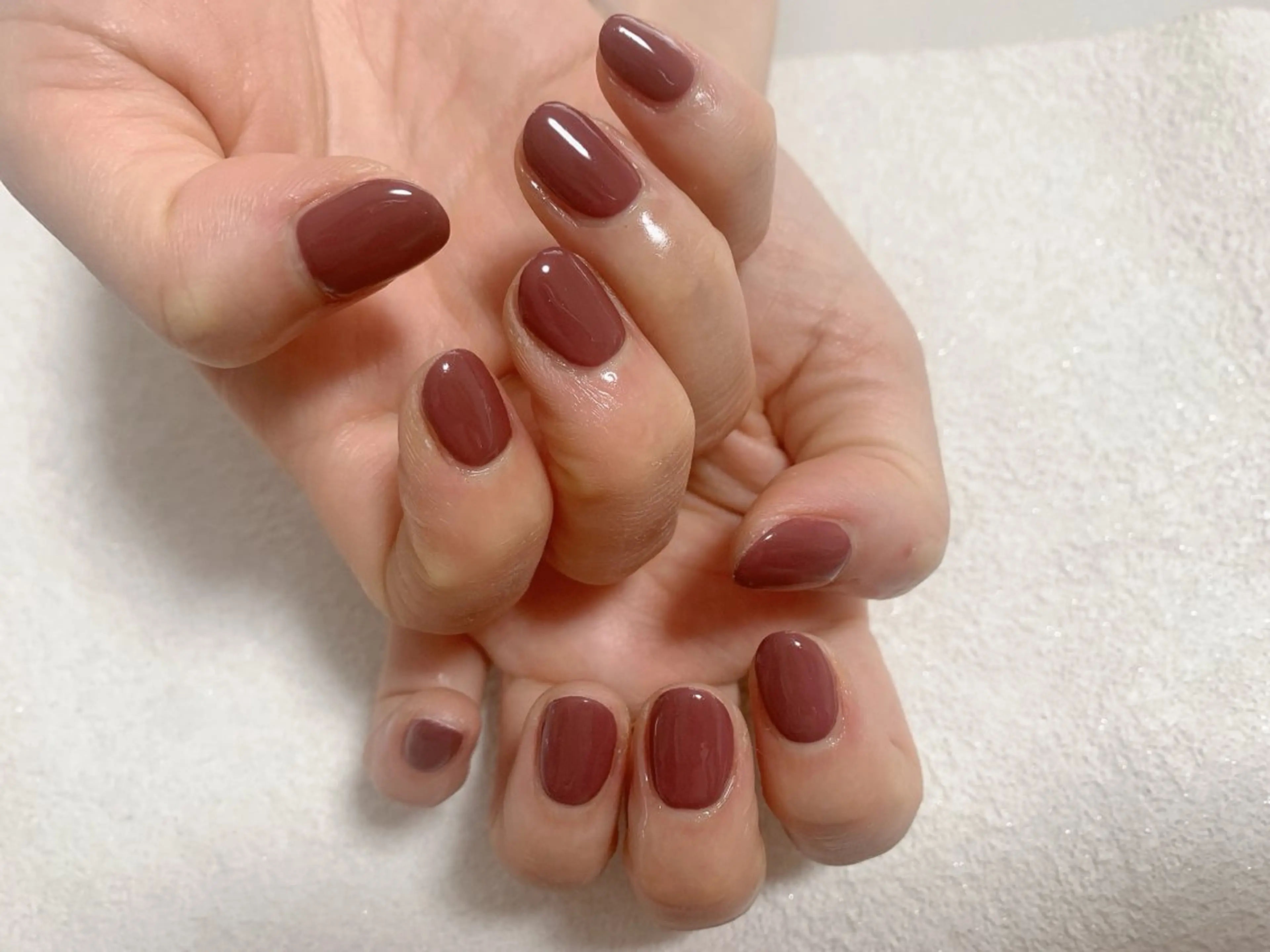 ネイル ジェルネイル メンズネイル ワンカラーネイル パラジェル シンプルネイル kiki nail たまプラーザのネイルデザイン